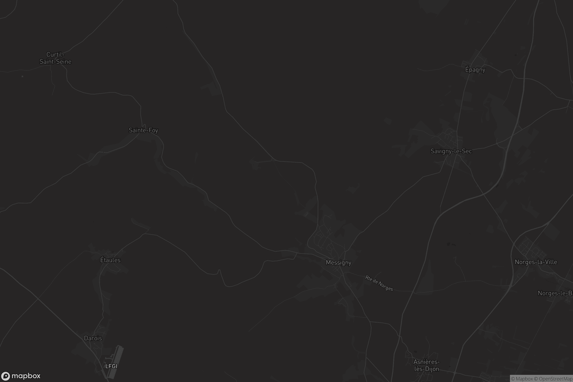 Carte de Messigny-et-Vantoux