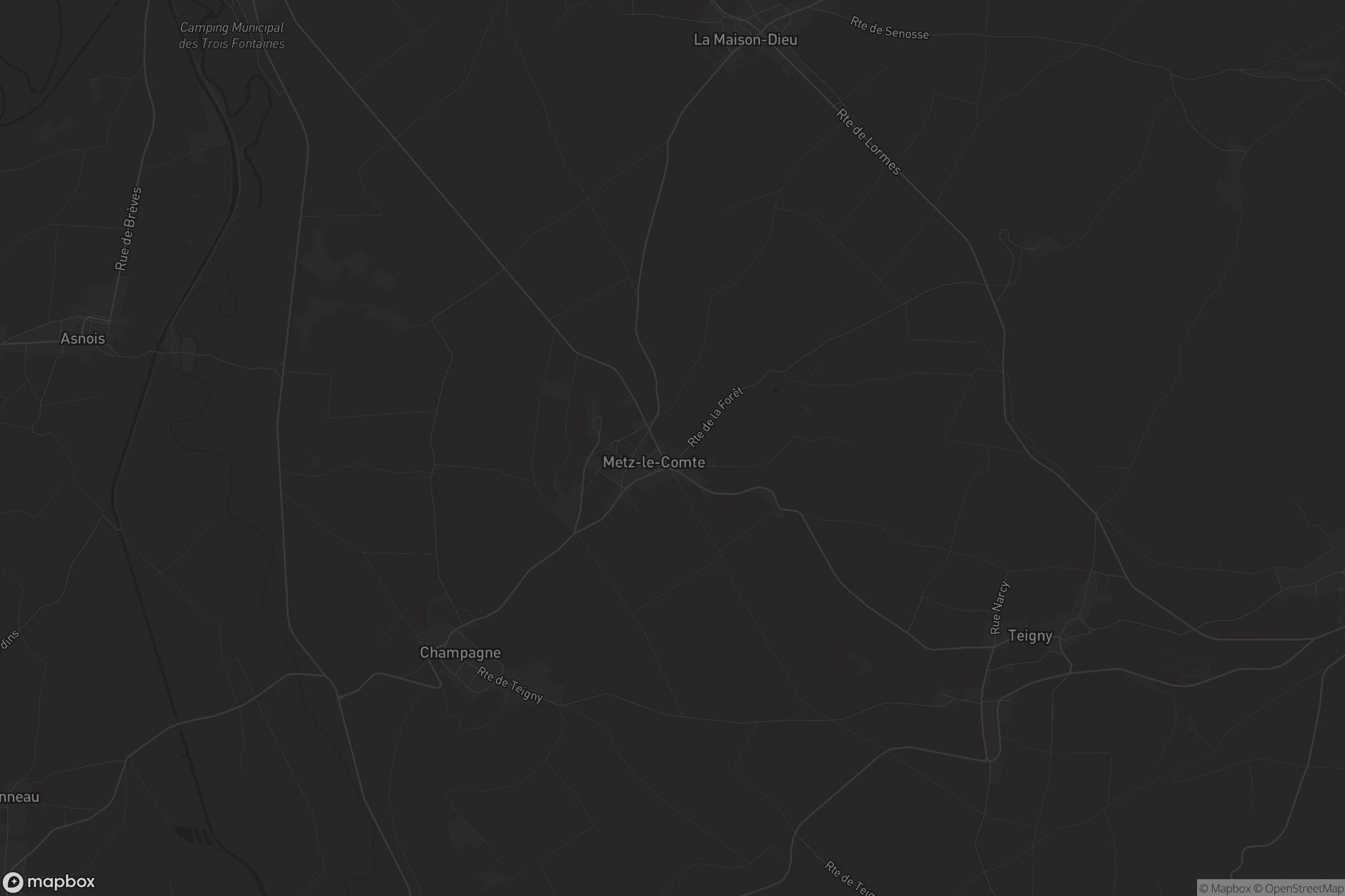 Carte de Metz-le-Comte