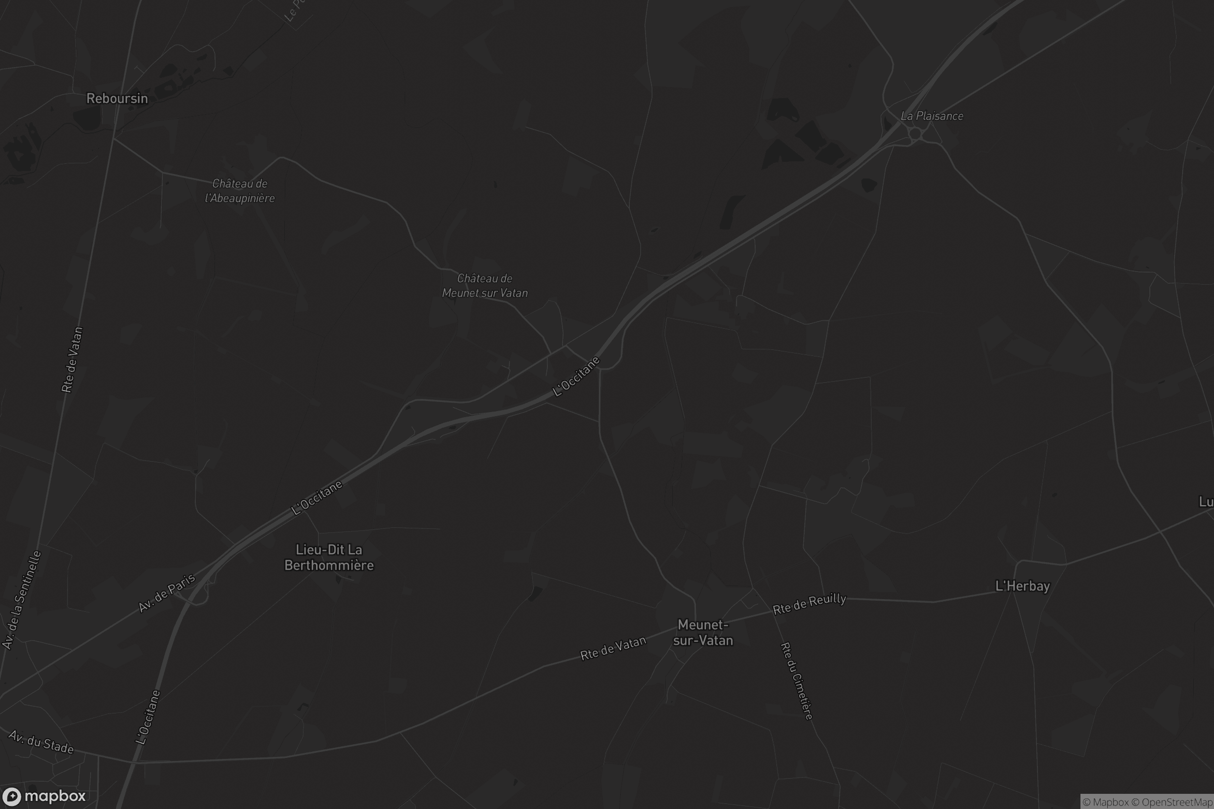 Carte de Meunet-sur-Vatan