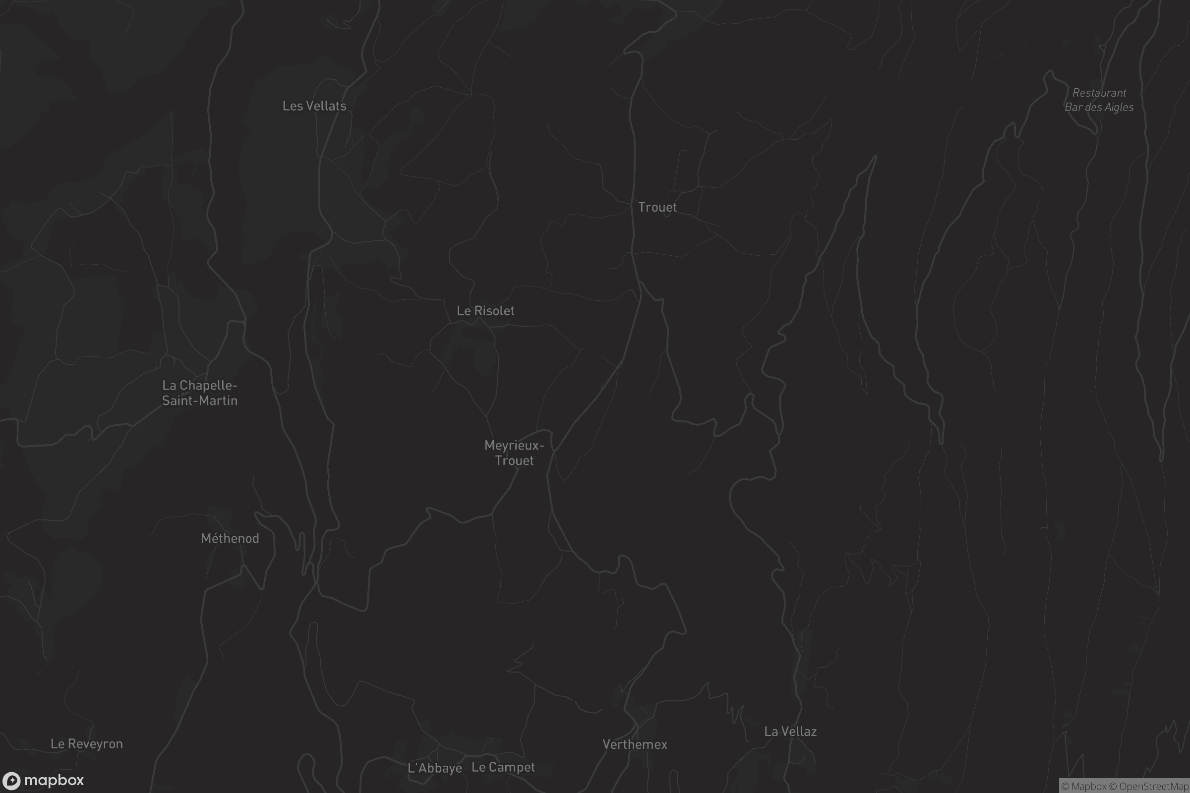 Carte de Meyrieux-Trouet