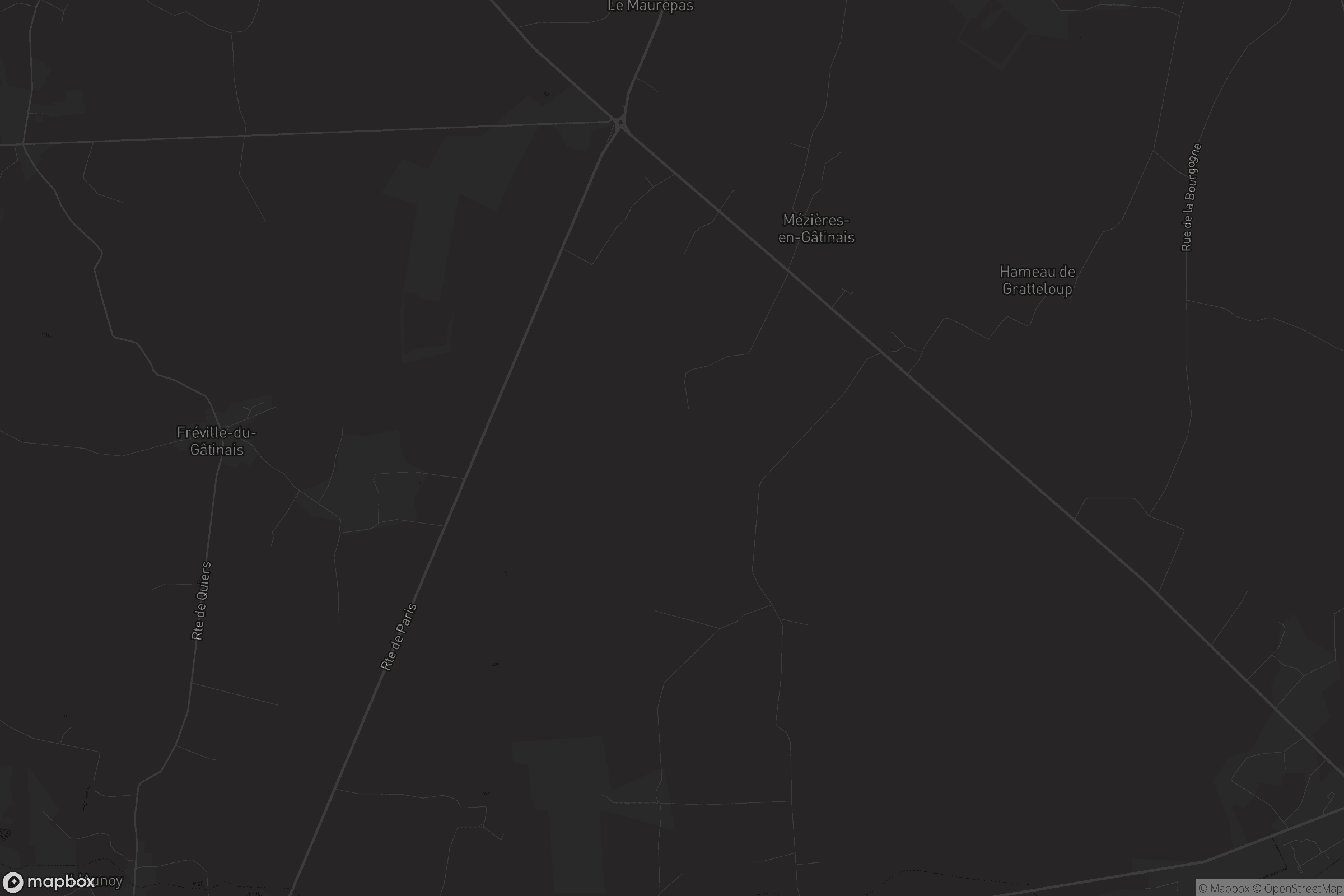 Carte de Mézières-en-Gâtinais