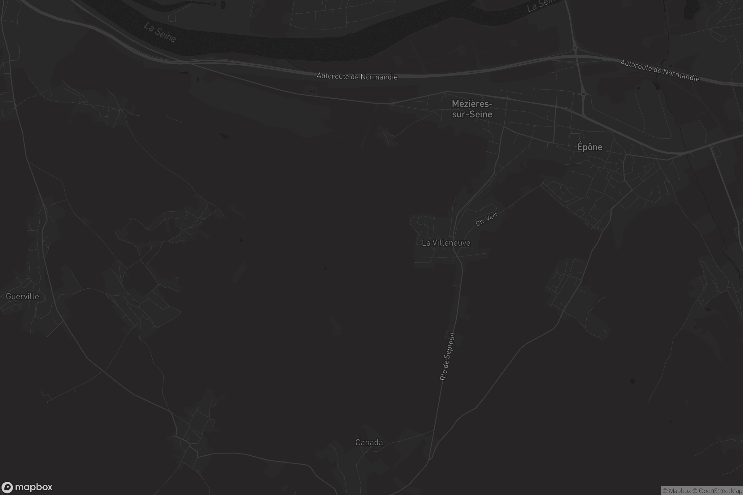 Carte de Mézières-sur-Seine