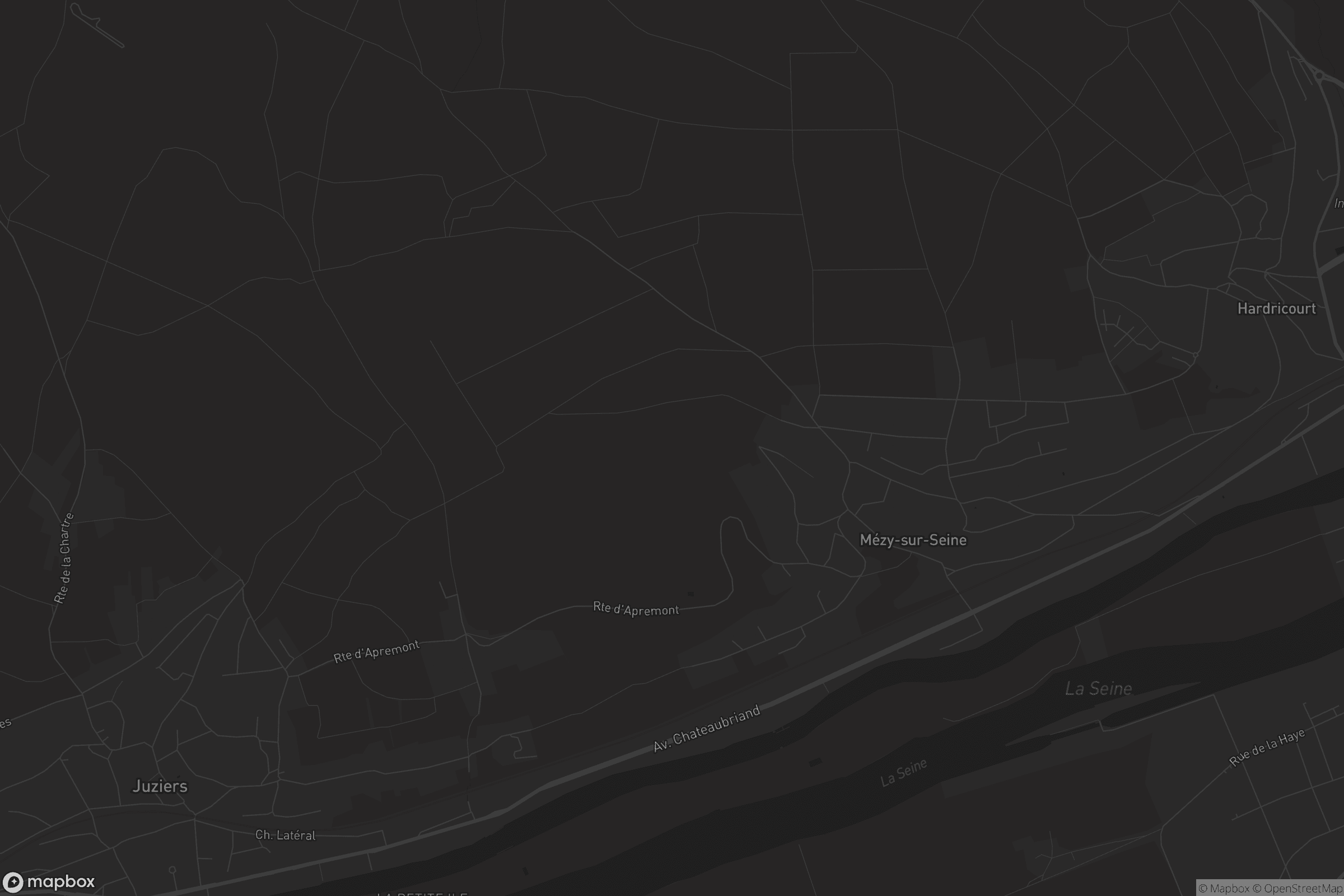 Carte de Mézy-sur-Seine