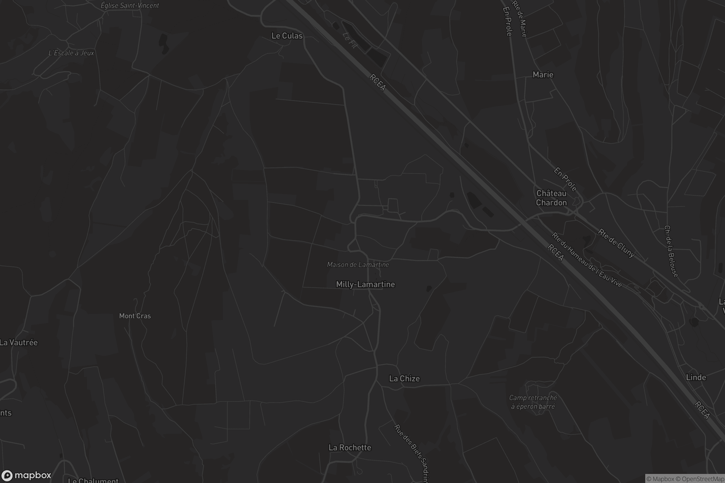 Carte de Milly-Lamartine