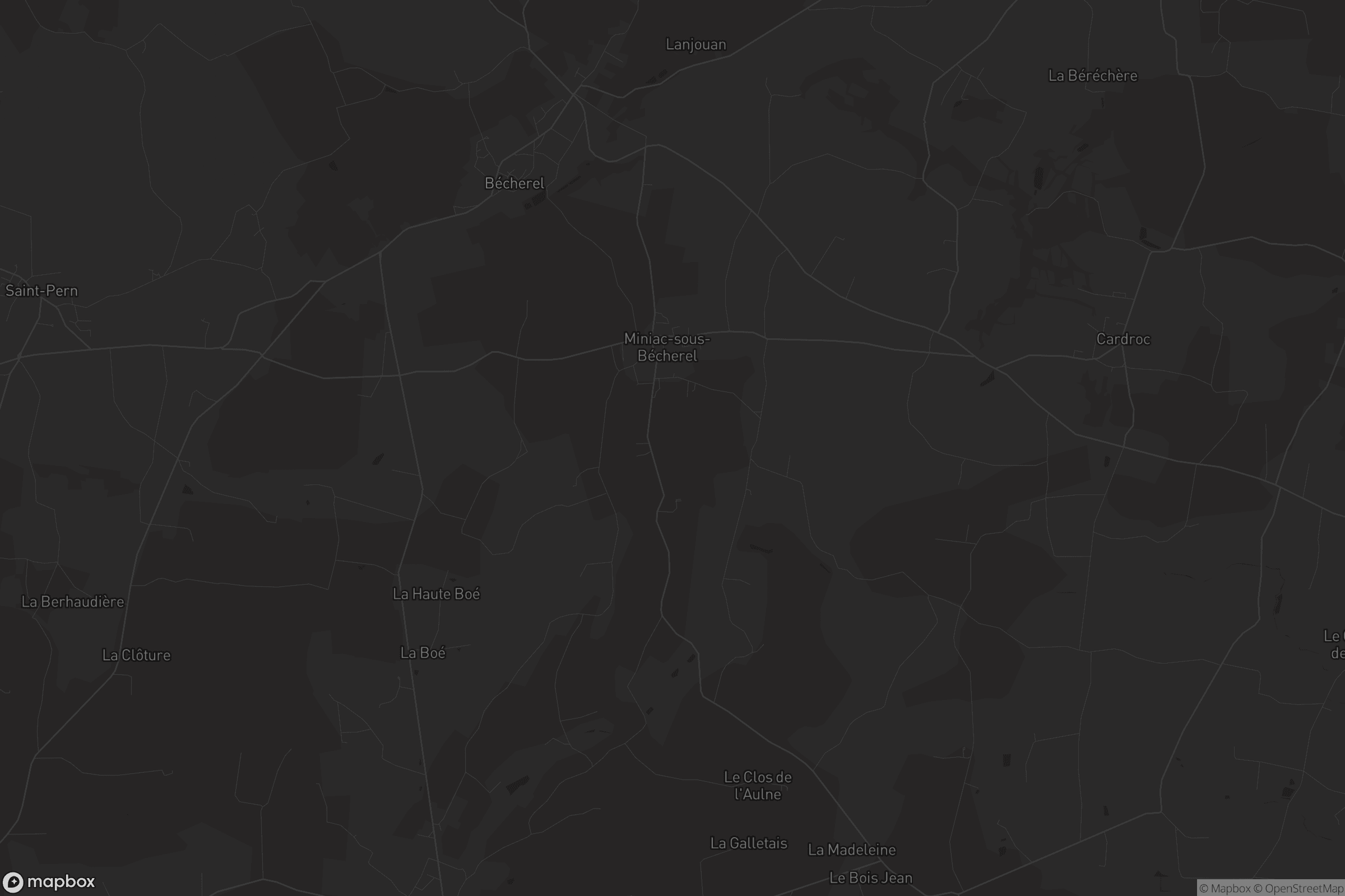 Carte de Miniac-sous-Bécherel