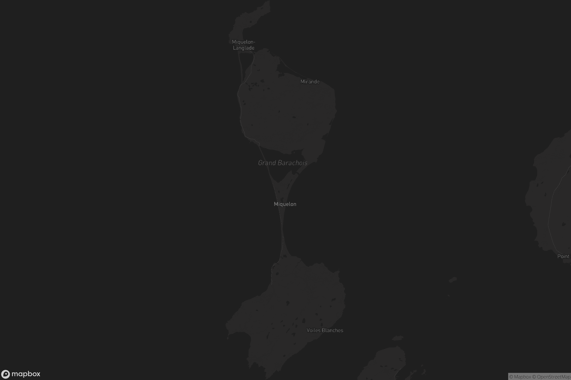 Carte de Miquelon-Langlade