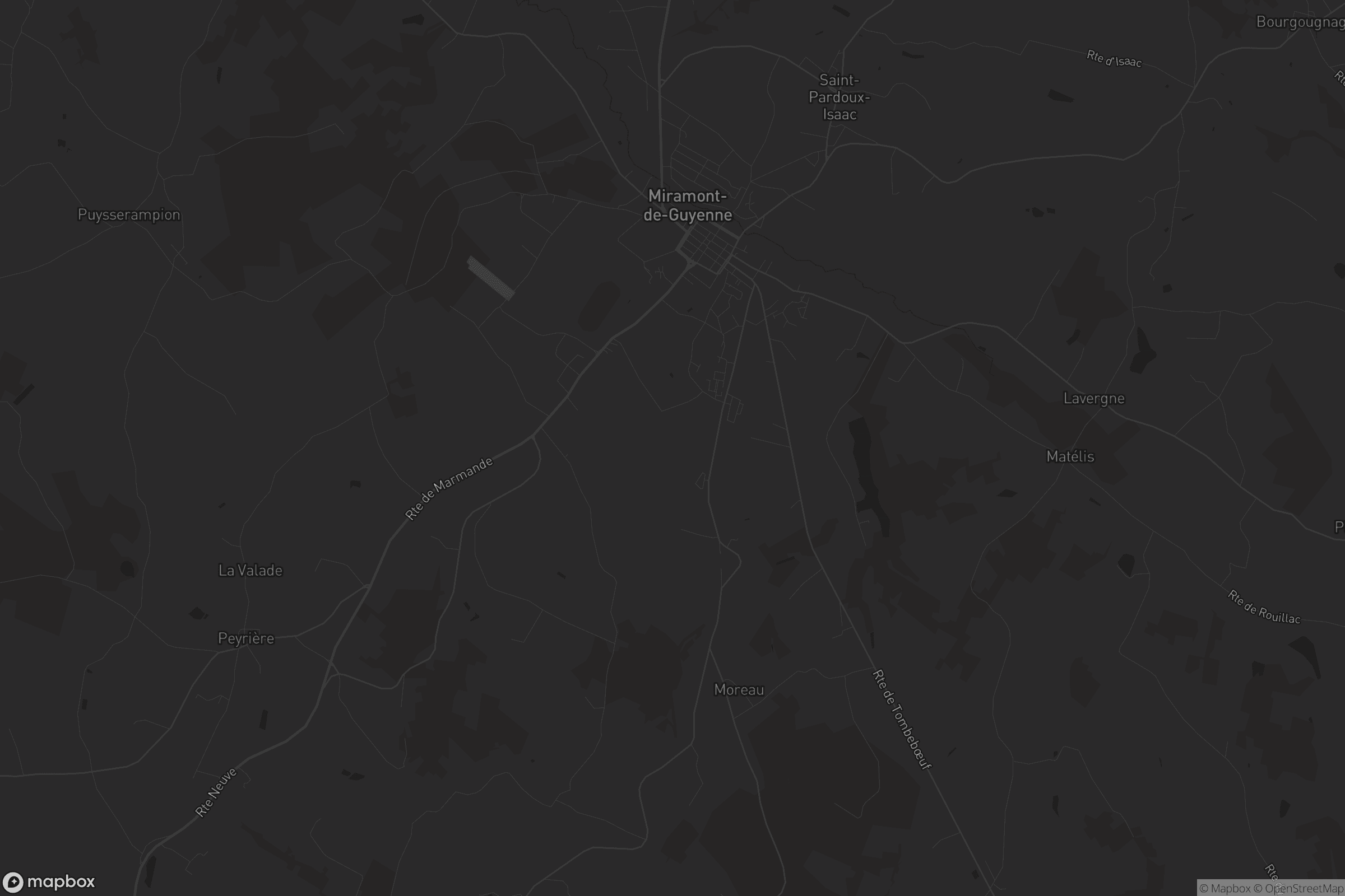 Carte de Miramont-de-Guyenne