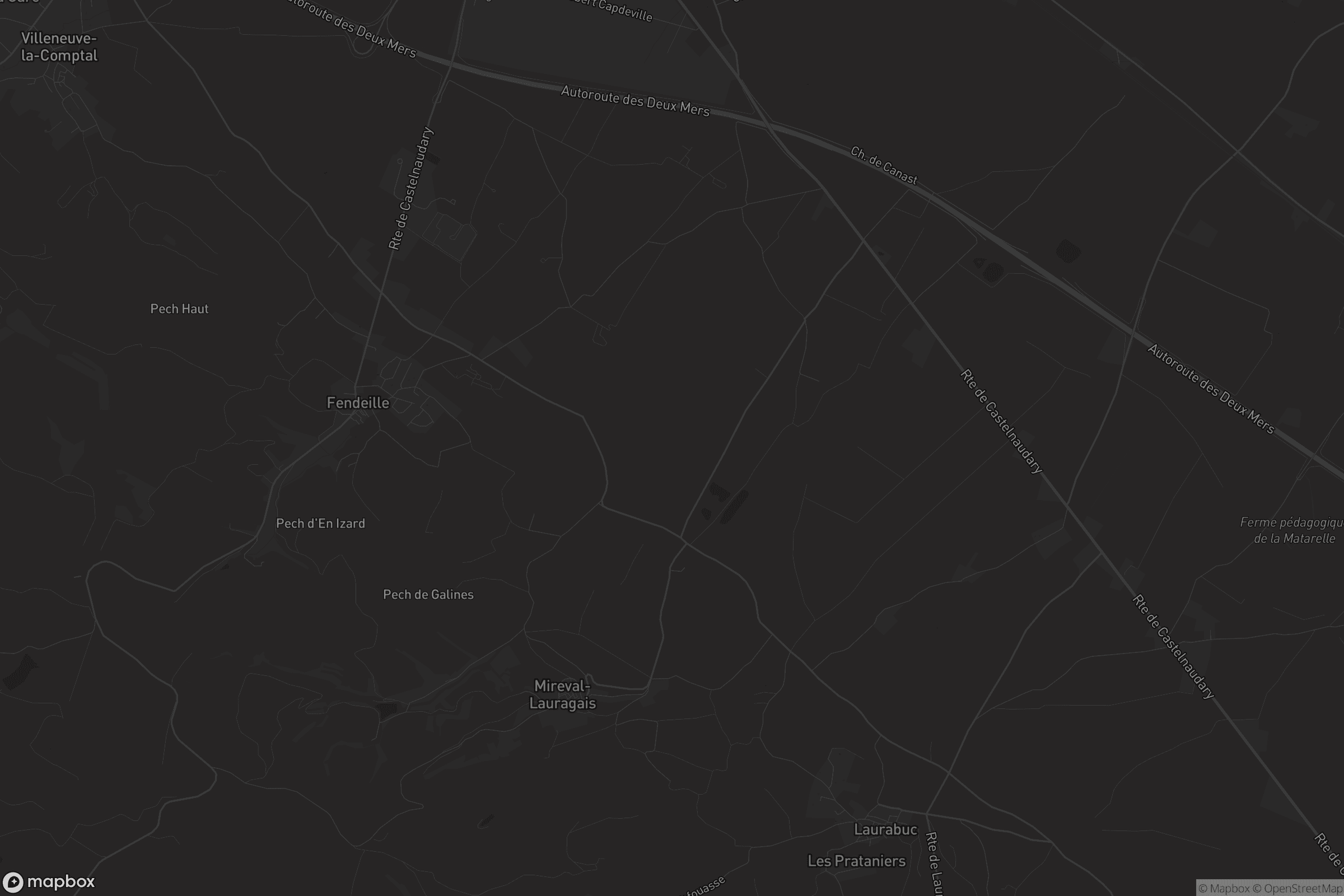 Carte de Mireval-Lauragais