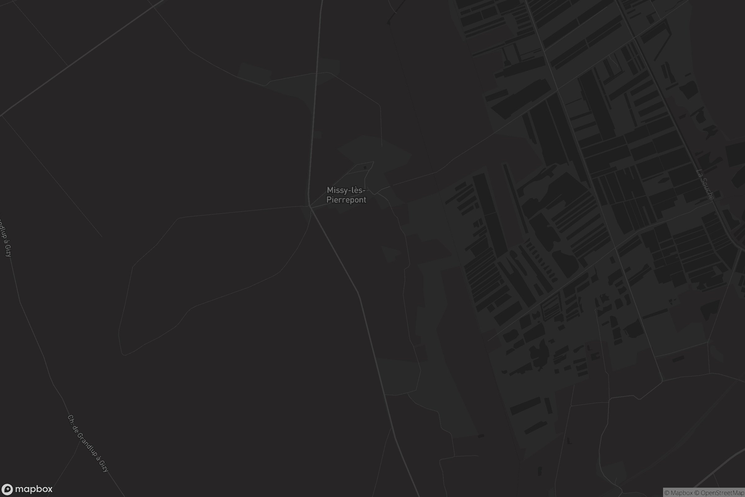 Carte de Missy-lès-Pierrepont