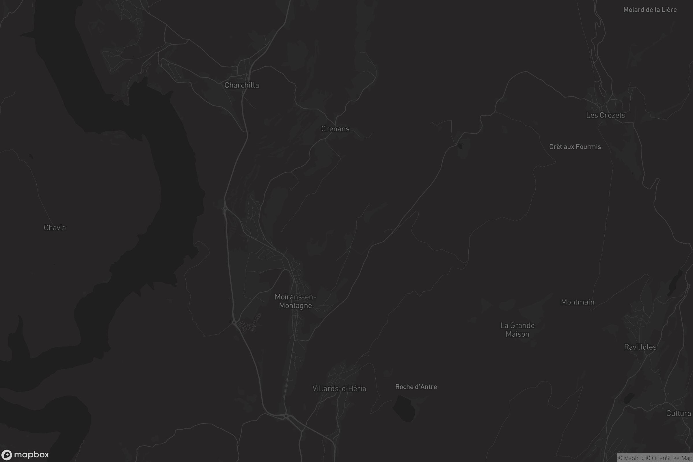 Carte de Moirans-en-Montagne