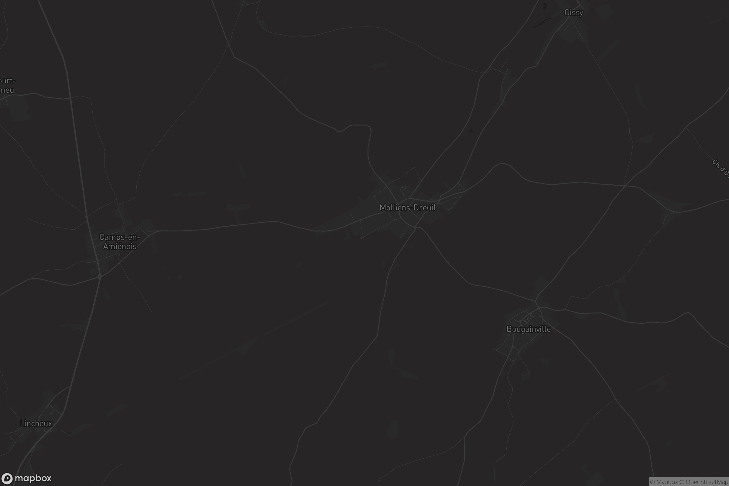 Carte de Molliens-Dreuil