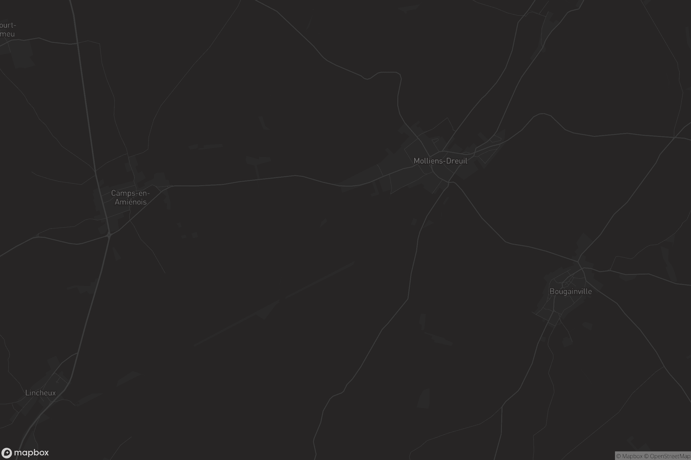 Carte de Molliens-Vidame