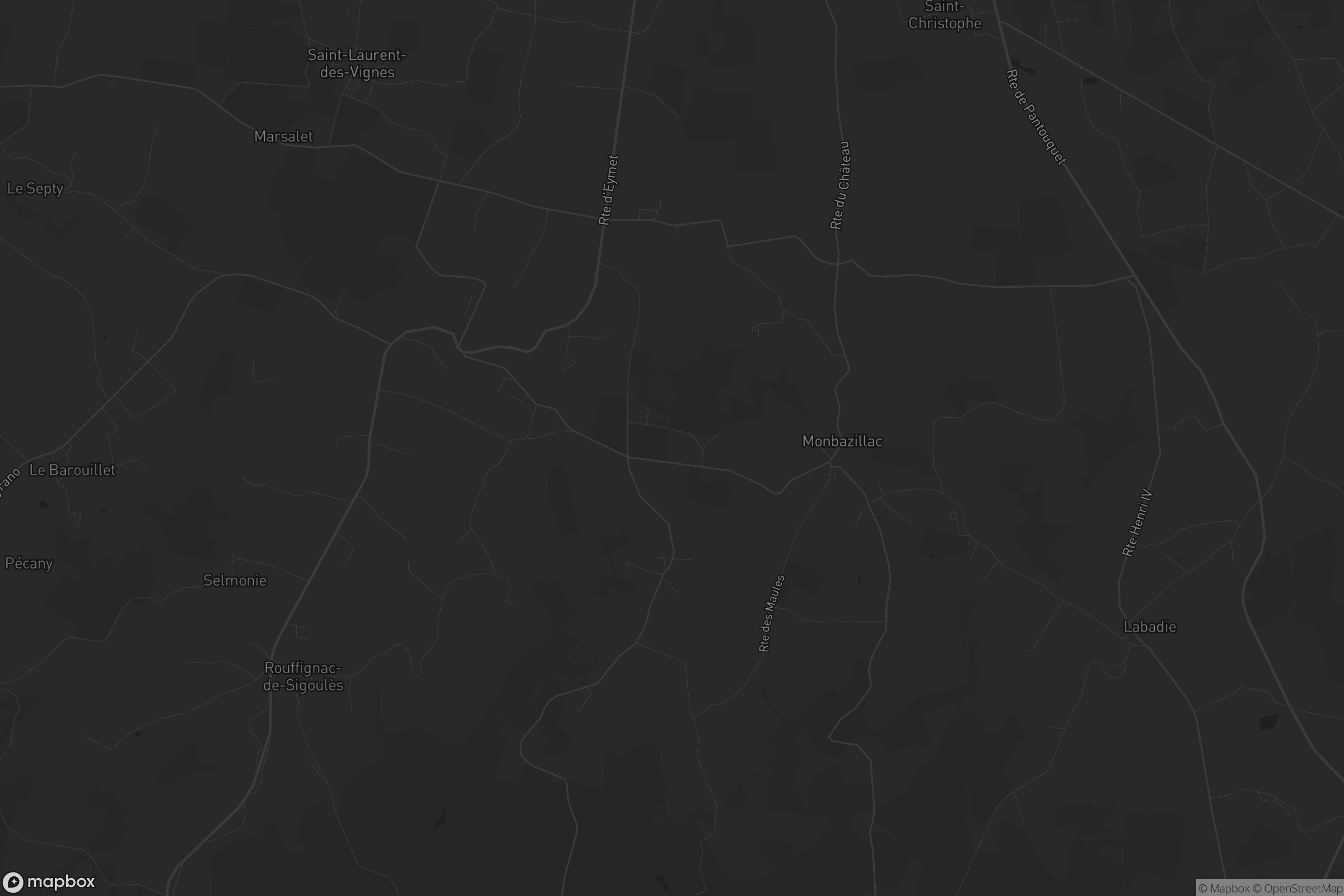 Carte de Monbazillac