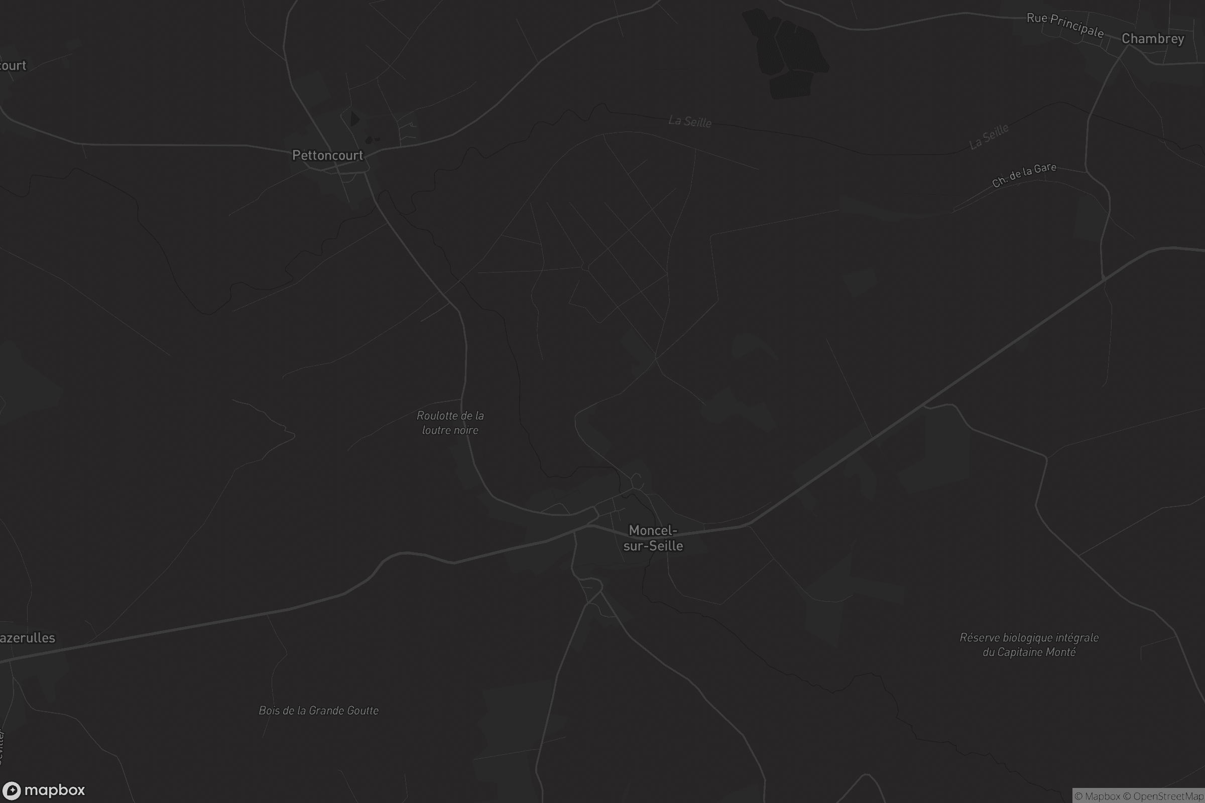 Carte de Moncel-sur-Seille