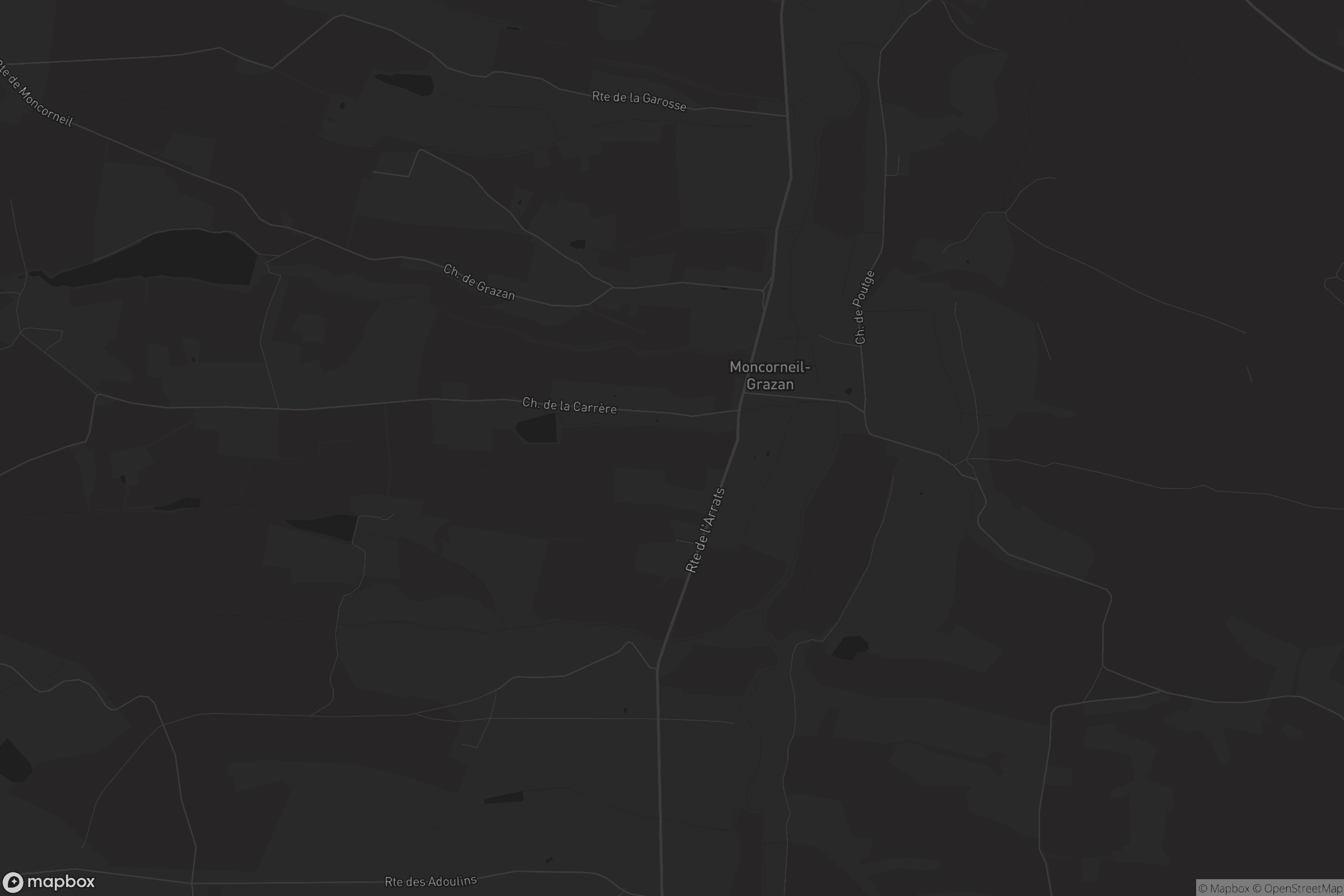 Carte de Moncorneil-Grazan