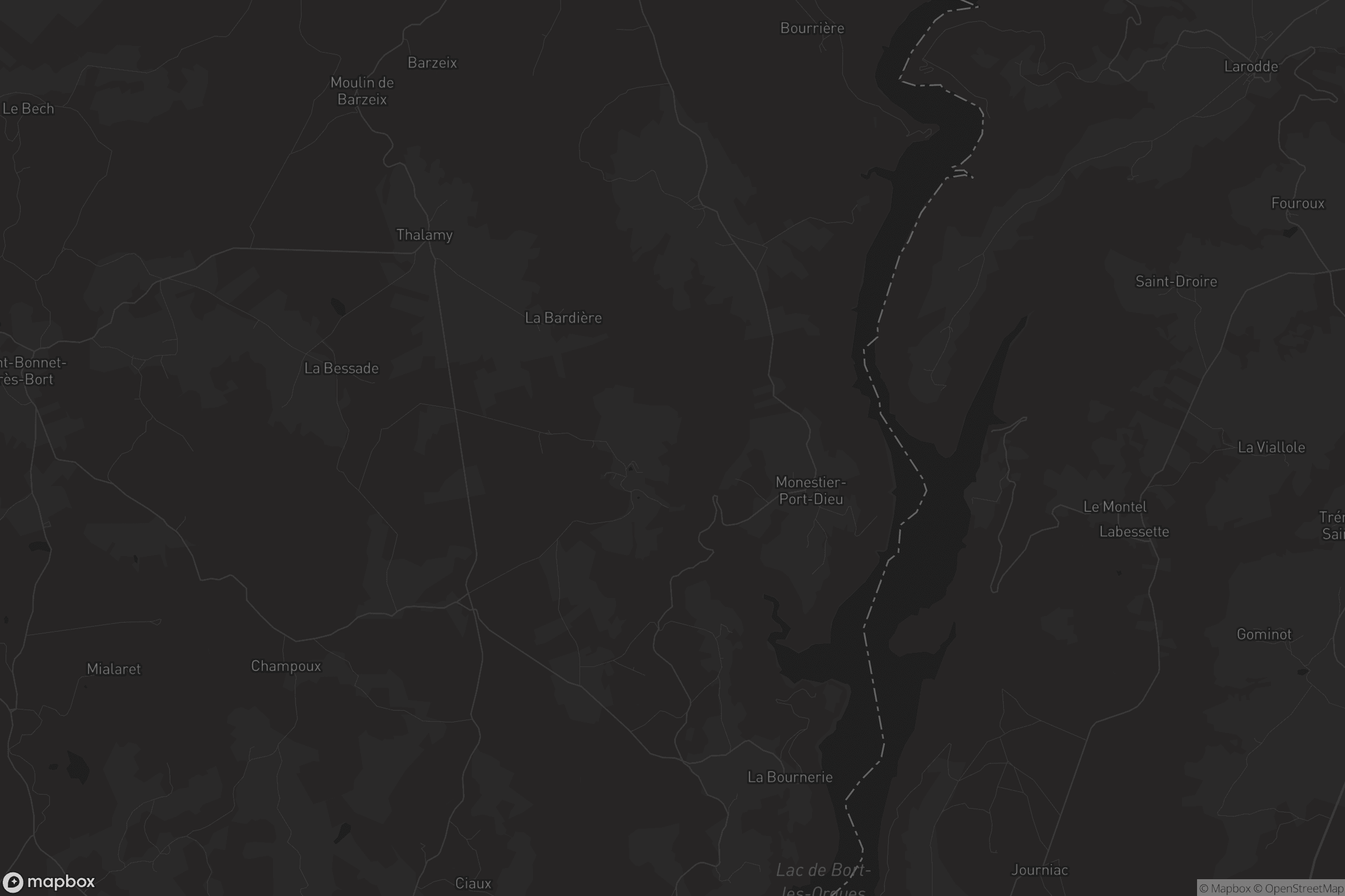 Carte de Monestier-Port-Dieu