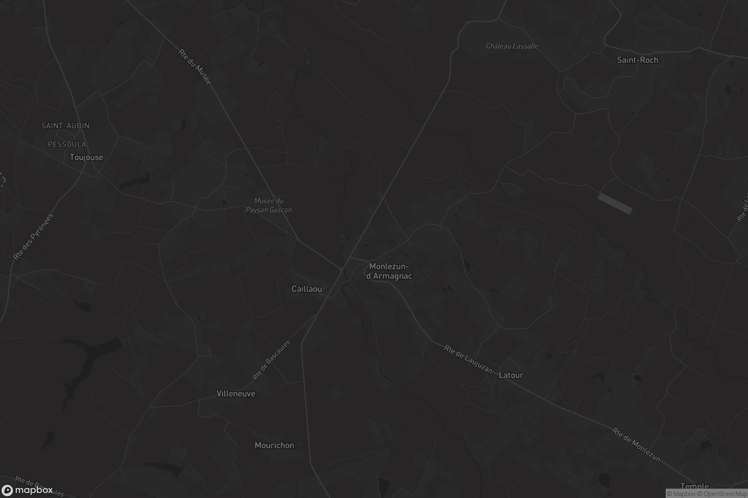 Carte de Monlezun-d'Armagnac