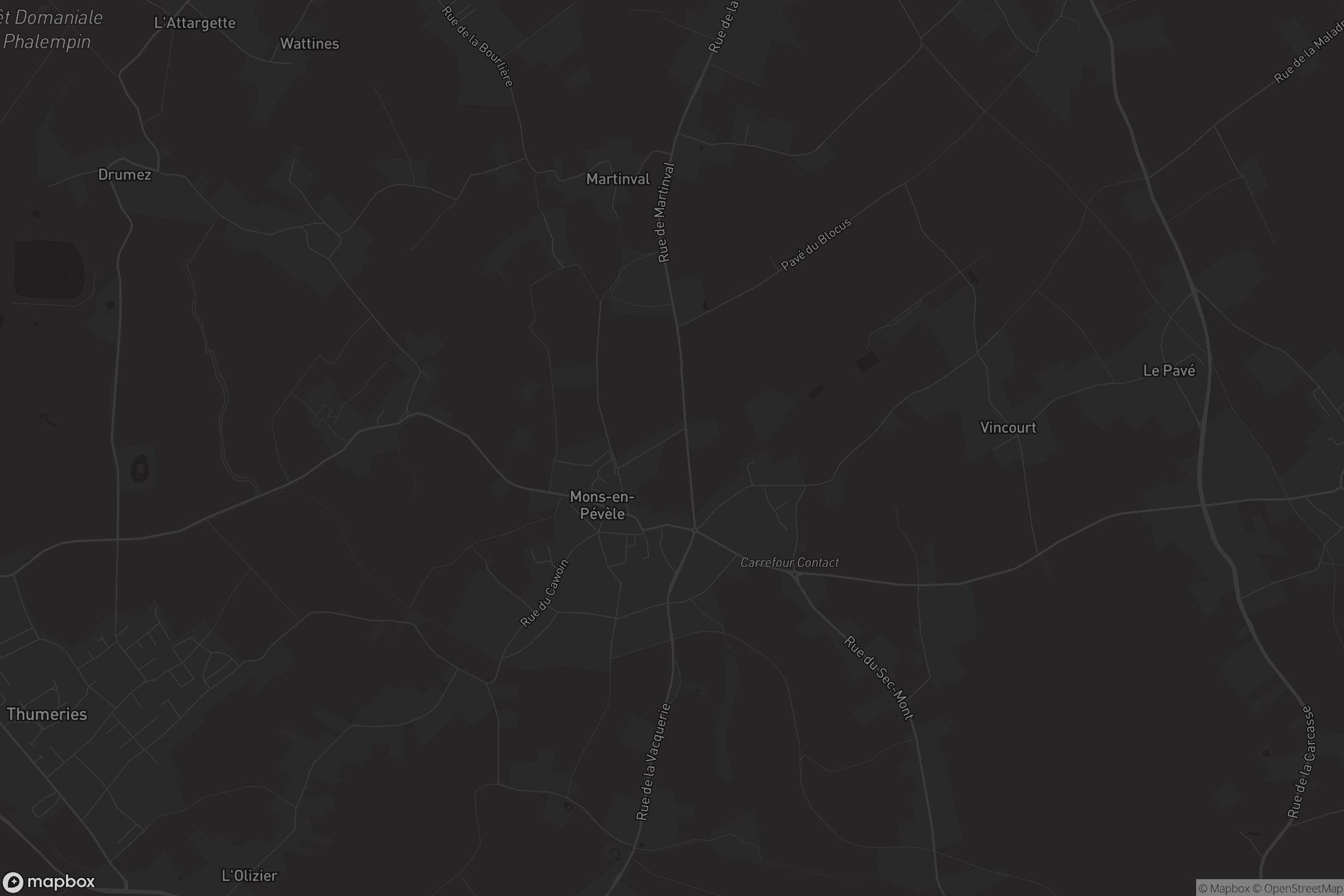 Carte de Mons-en-Pévèle