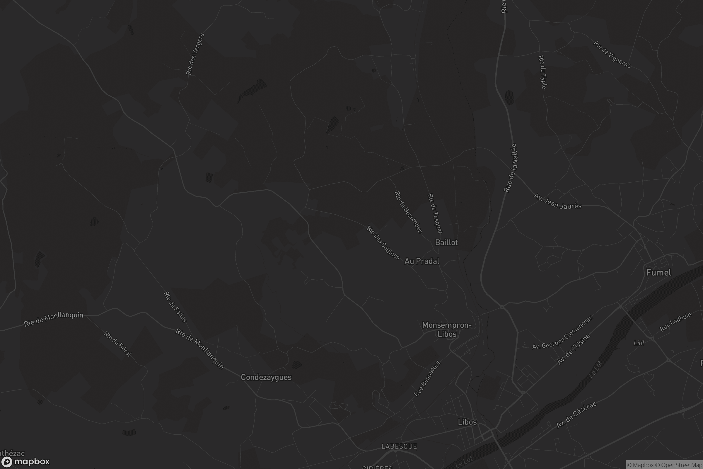 Carte de Monsempron-Libos