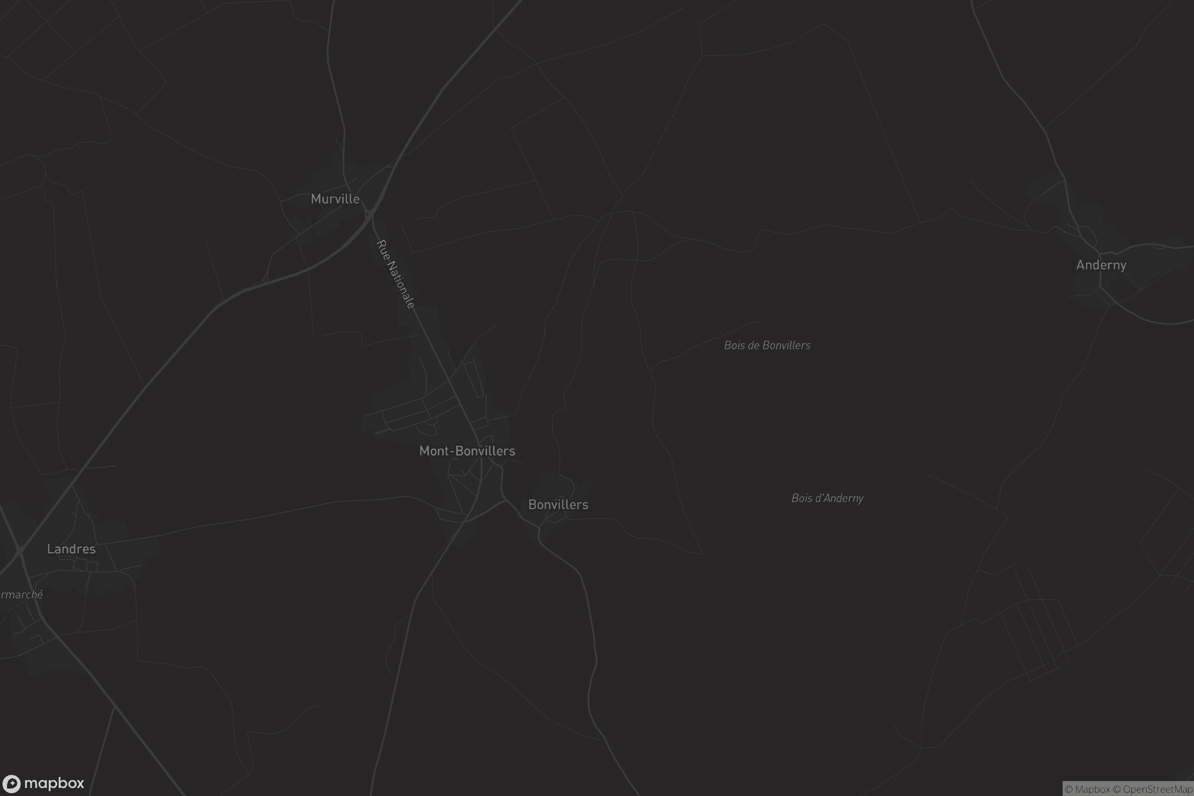 Carte de Mont-Bonvillers