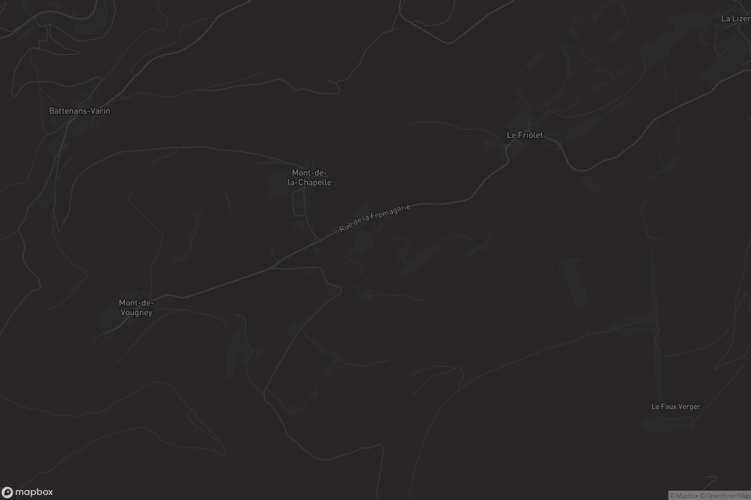 Carte de Mont-de-Vougney