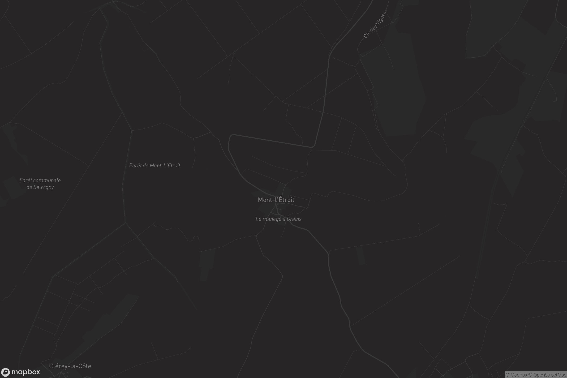 Carte de Mont-l'Étroit