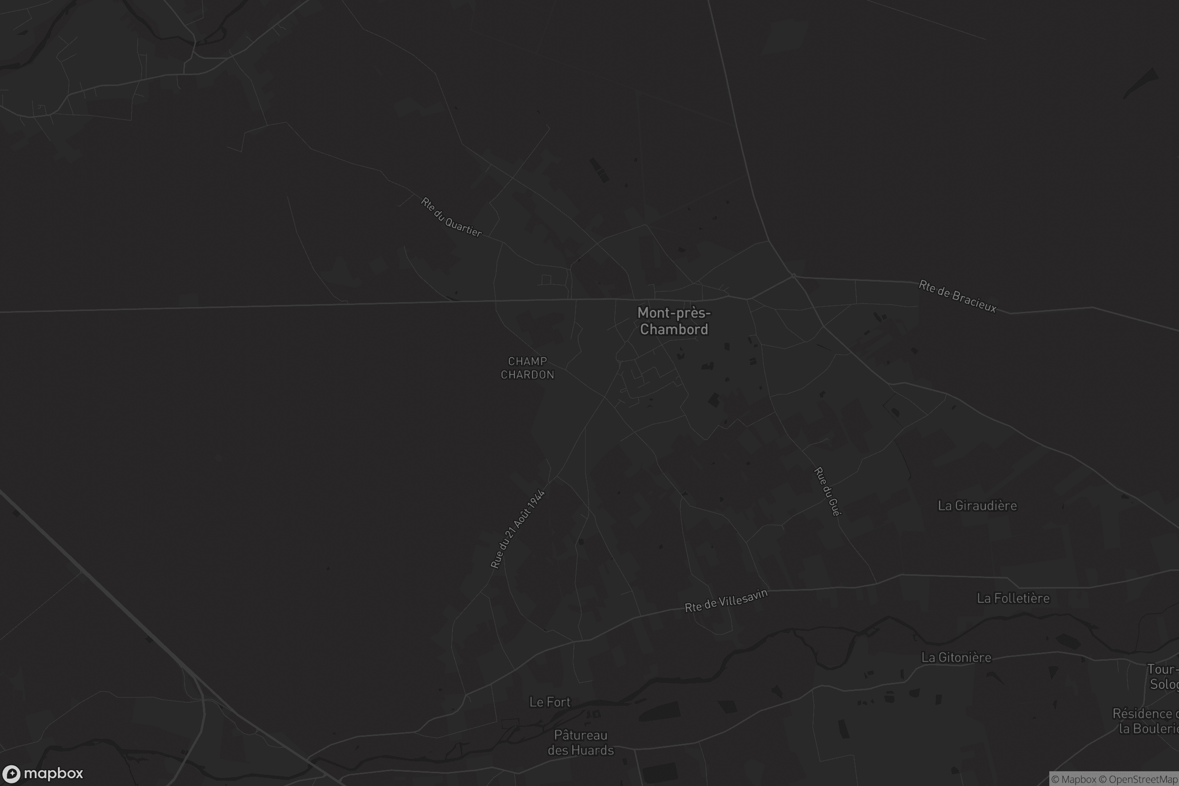 Carte de Mont-près-Chambord