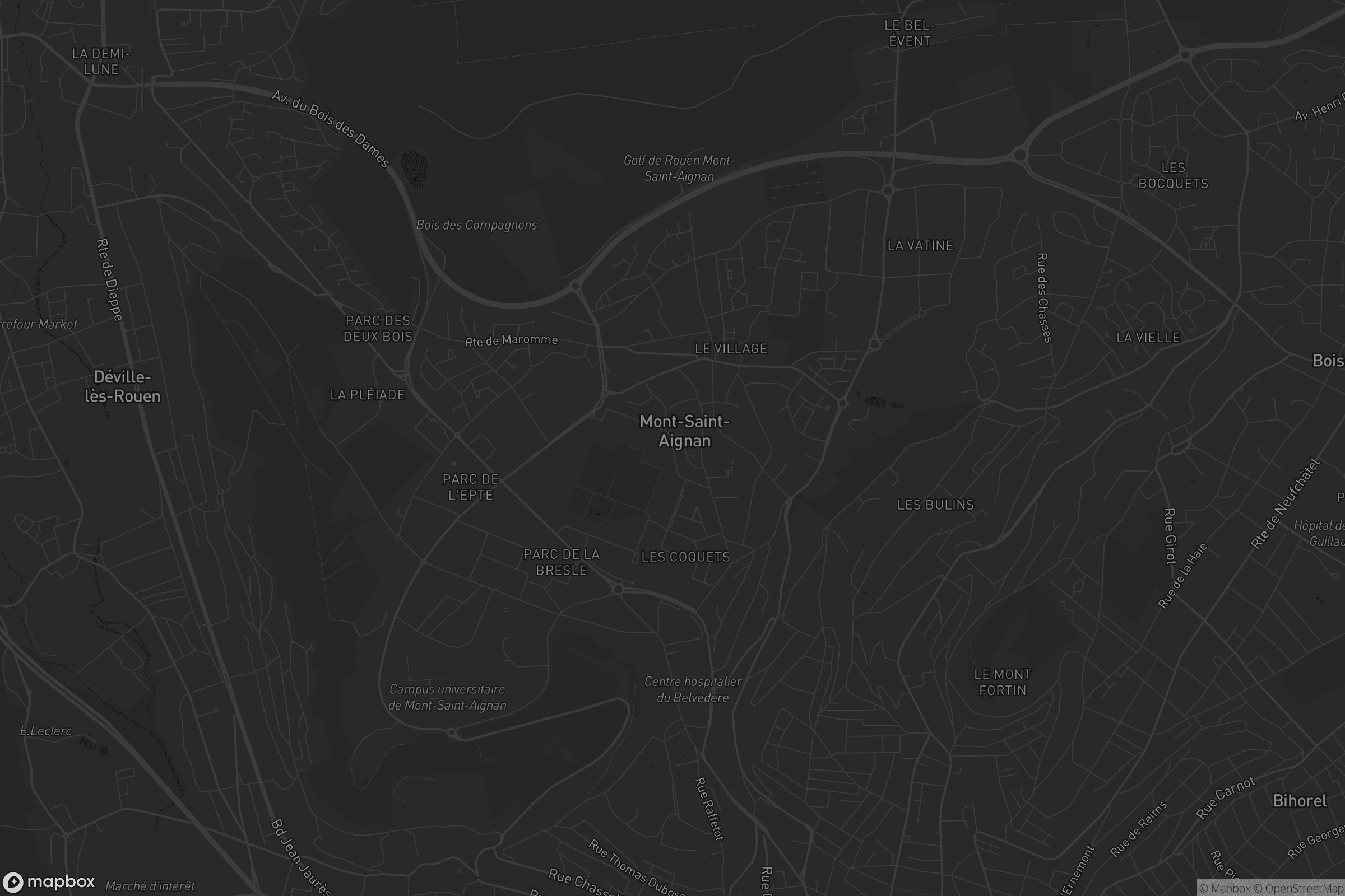 Carte de Mont-Saint-Aignan