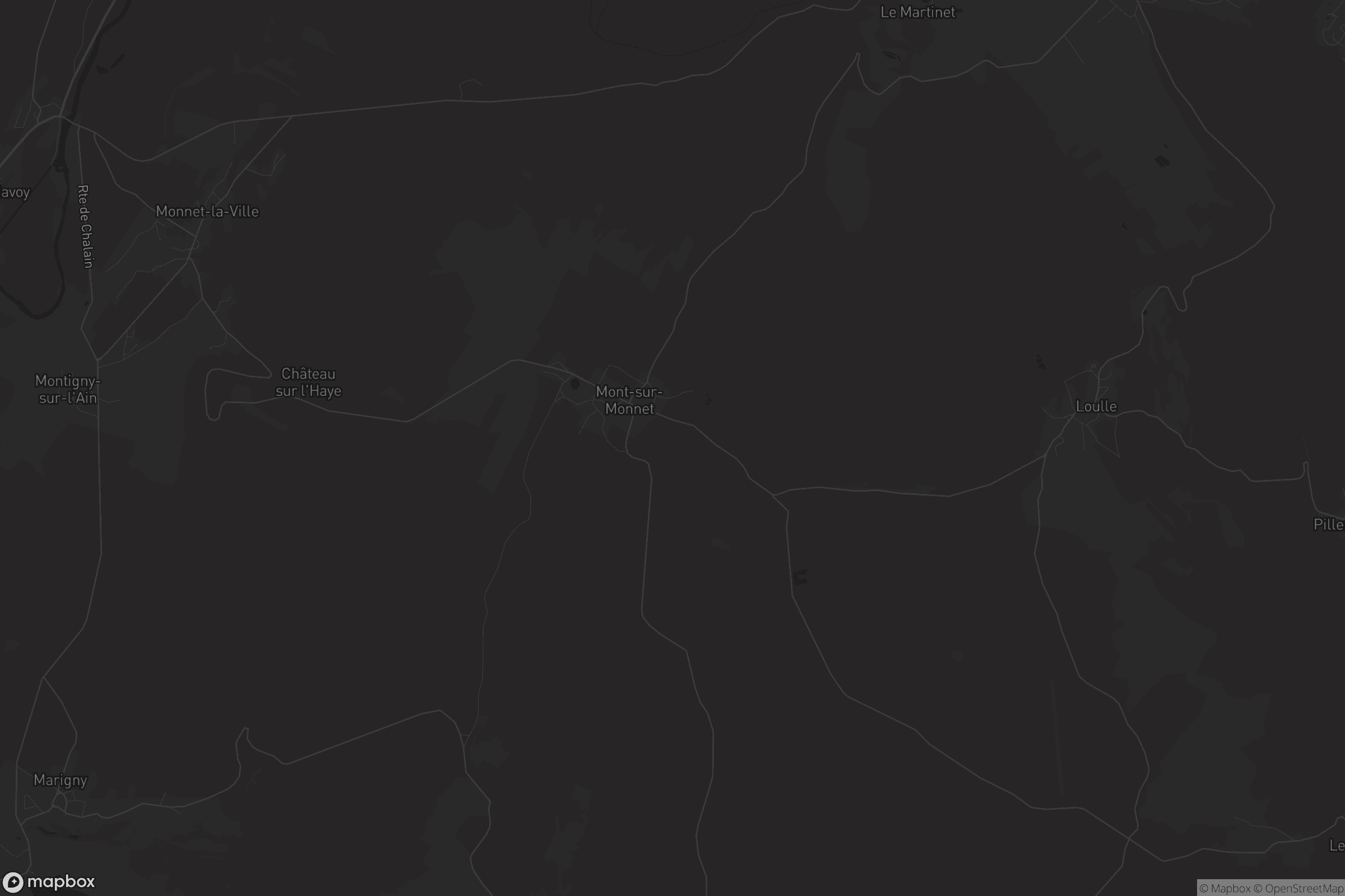 Carte de Mont-sur-Monnet