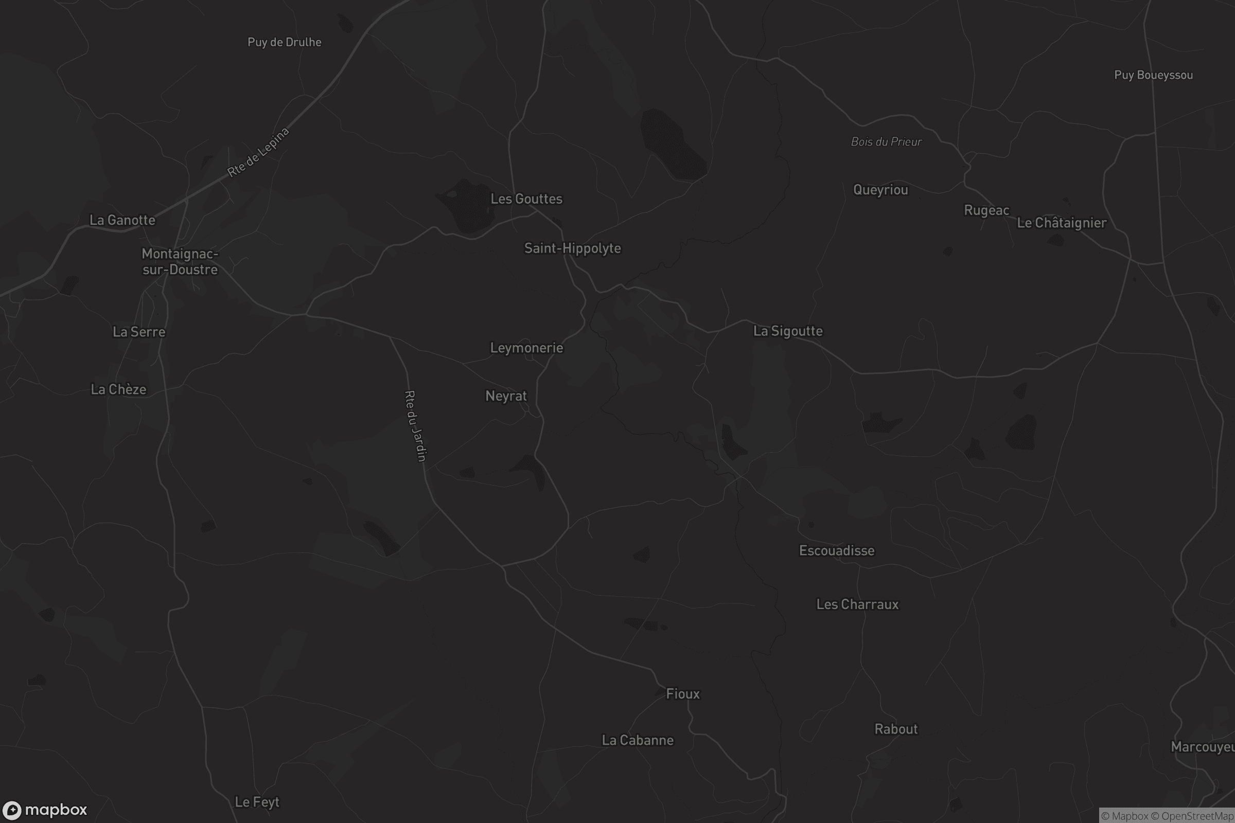 Carte de Montaignac-Saint-Hippolyte