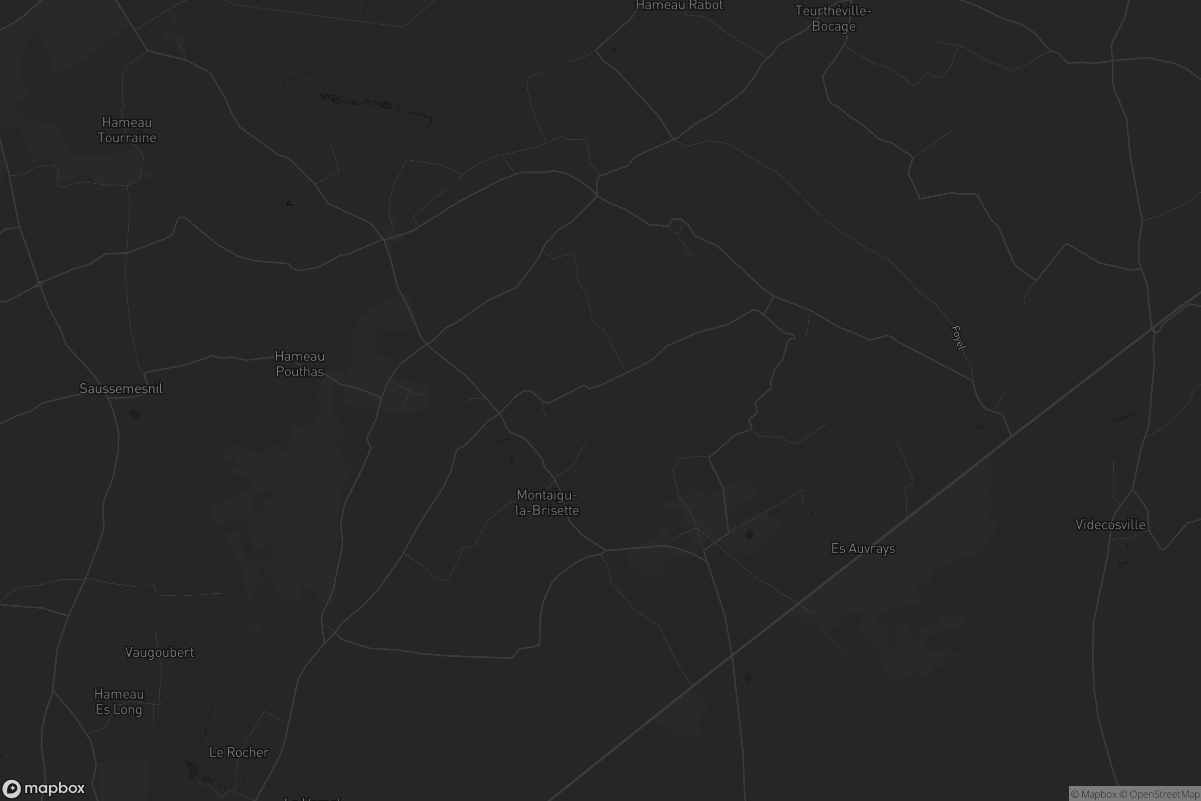 Carte de Montaigu-la-Brisette