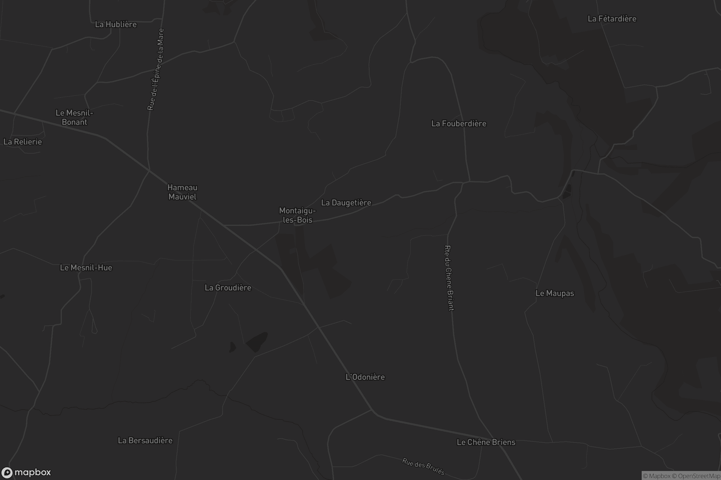 Carte de Montaigu-les-Bois