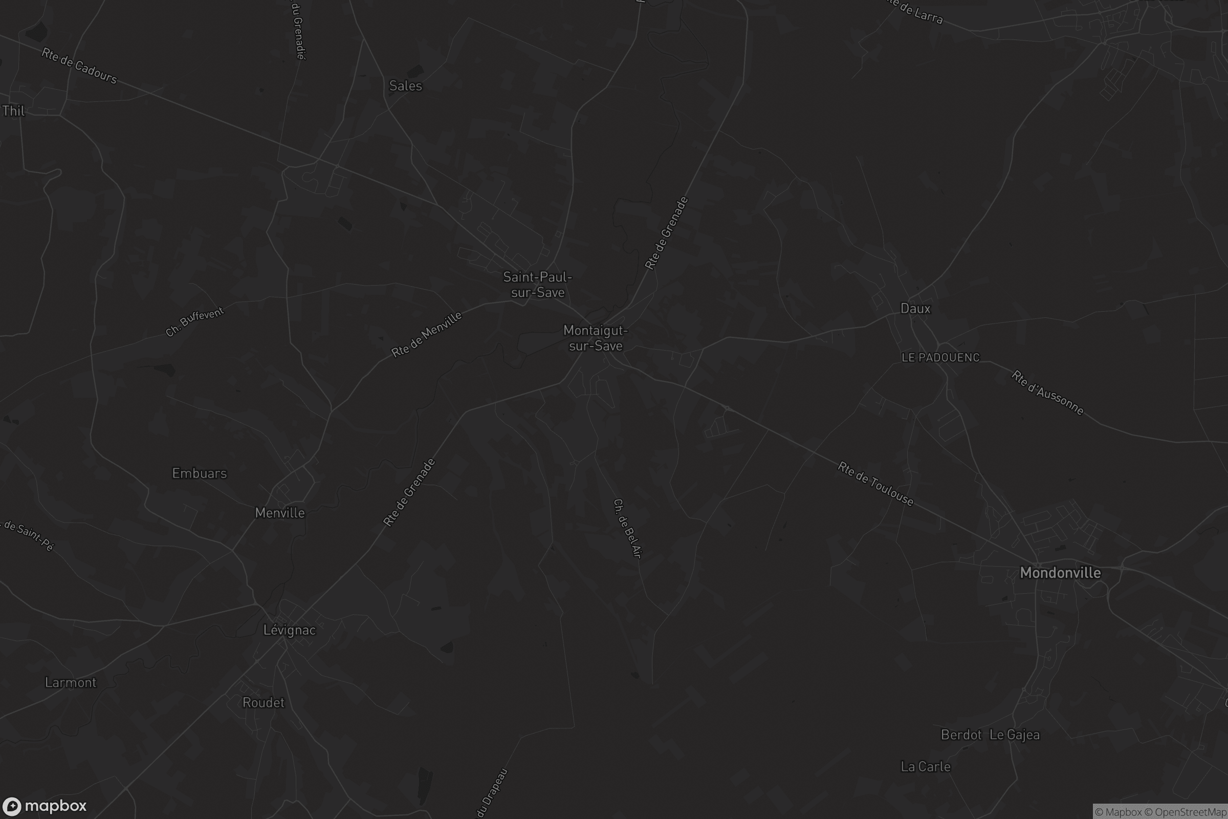 Carte de Montaigut-sur-Save