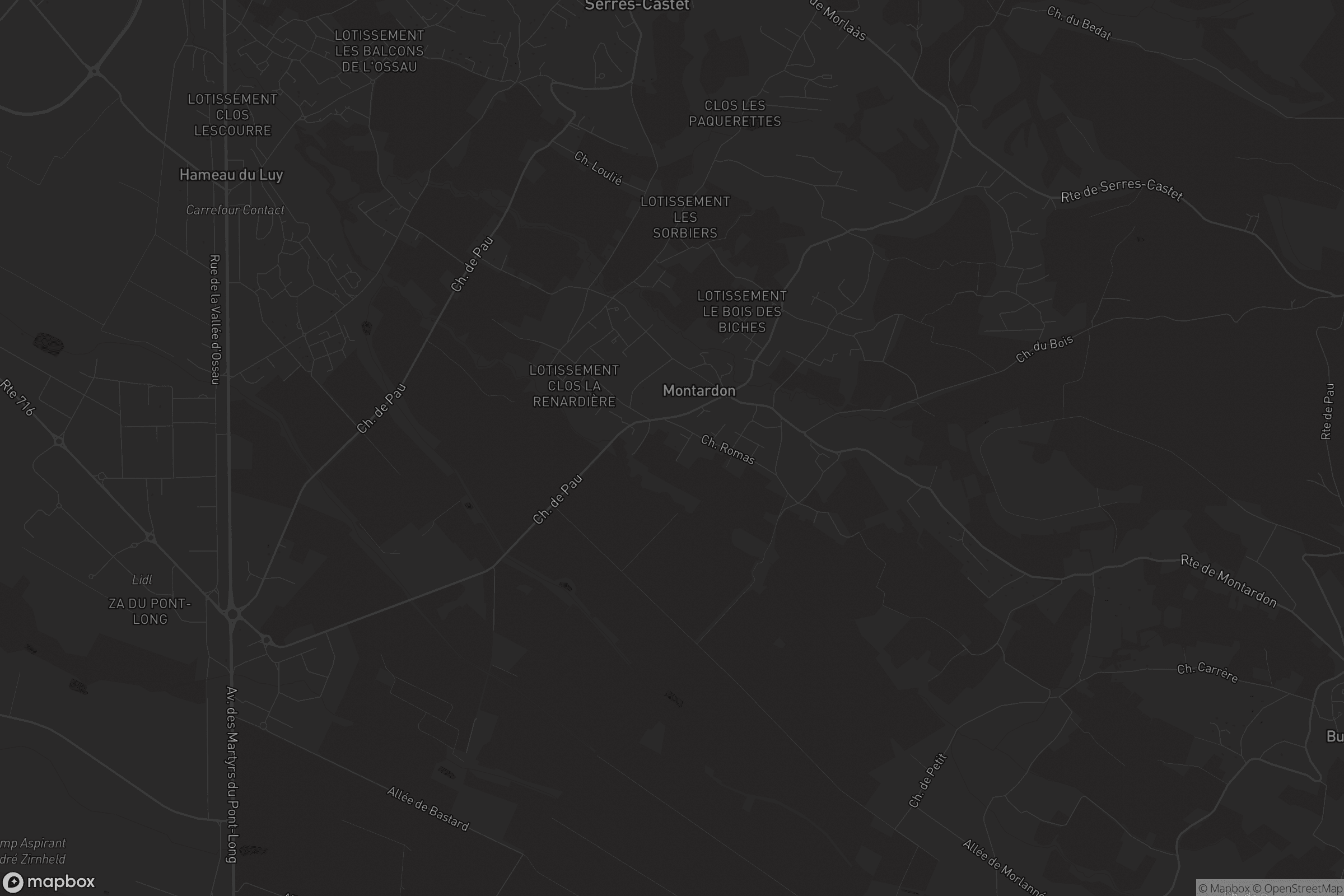 Carte de Montardon