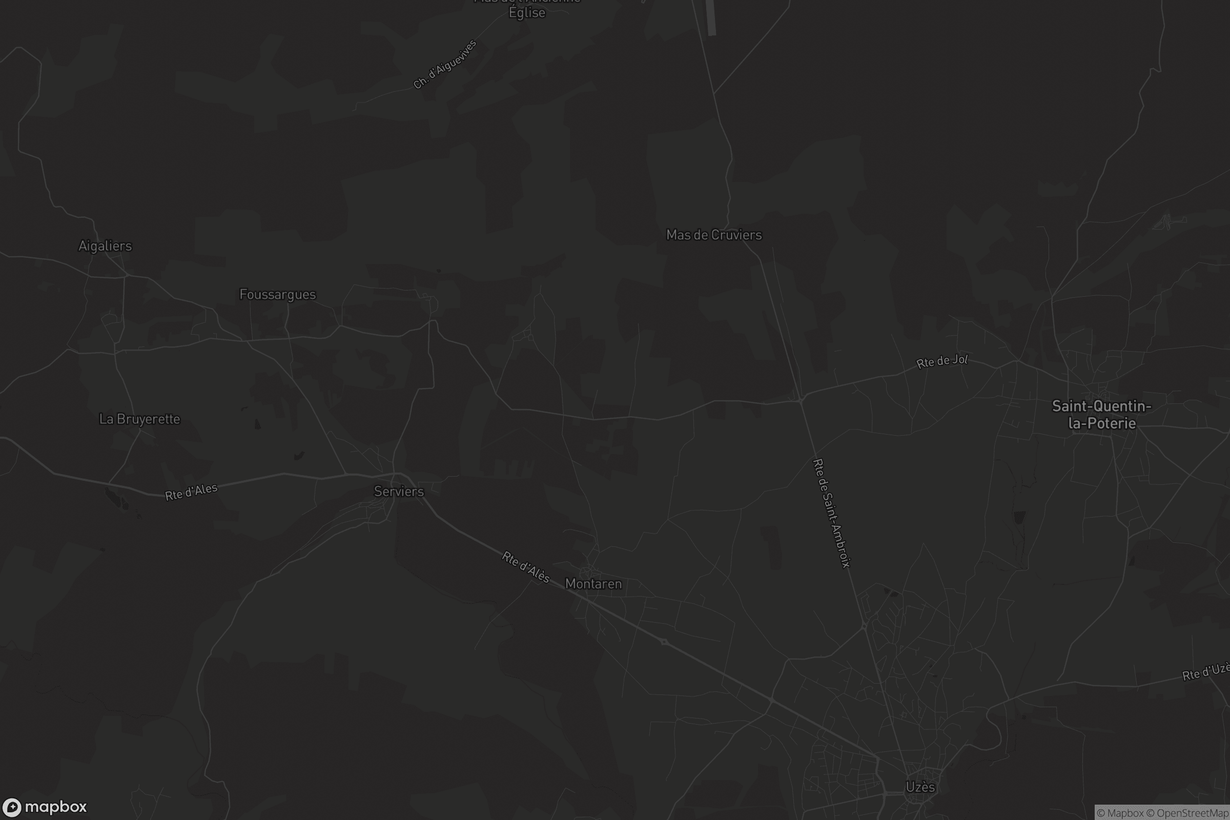 Carte de Montaren-et-Saint-Médiers