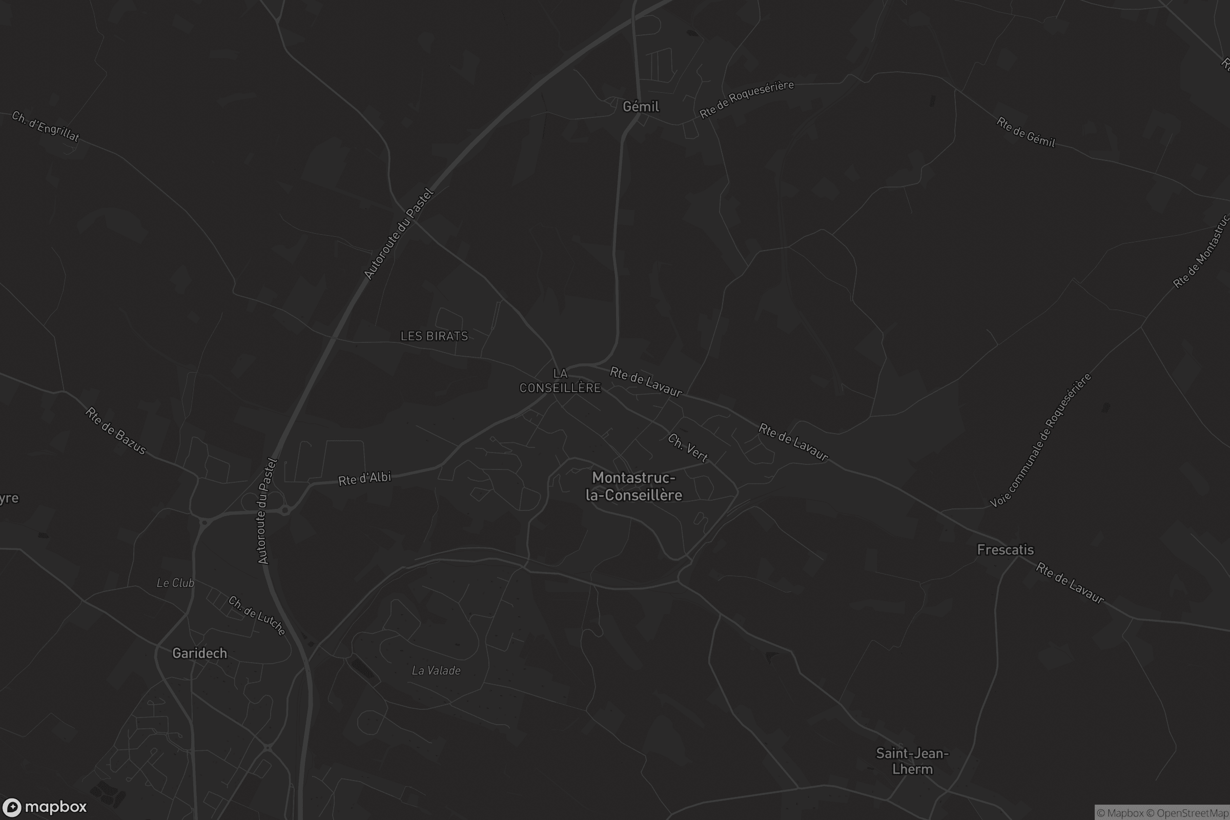 Carte de Montastruc-la-Conseillère