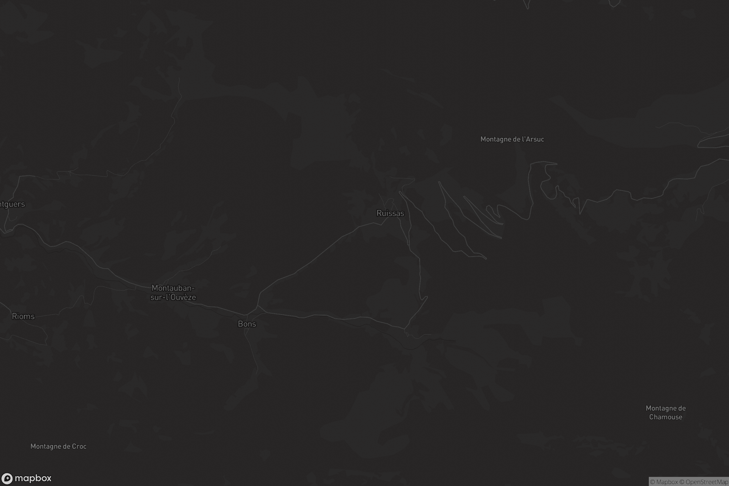 Carte de Montauban-sur-l'Ouvèze