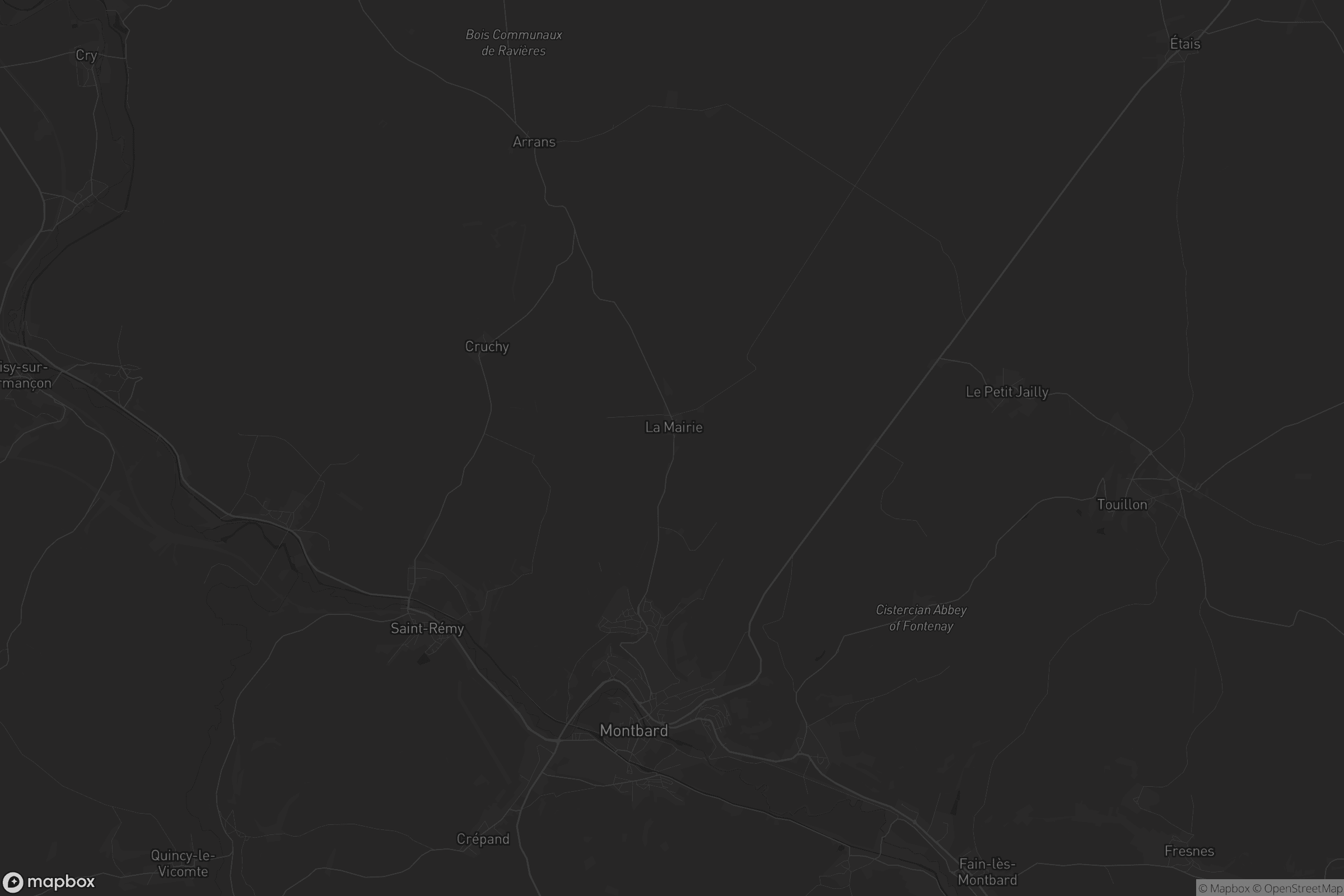 Carte de Montbard