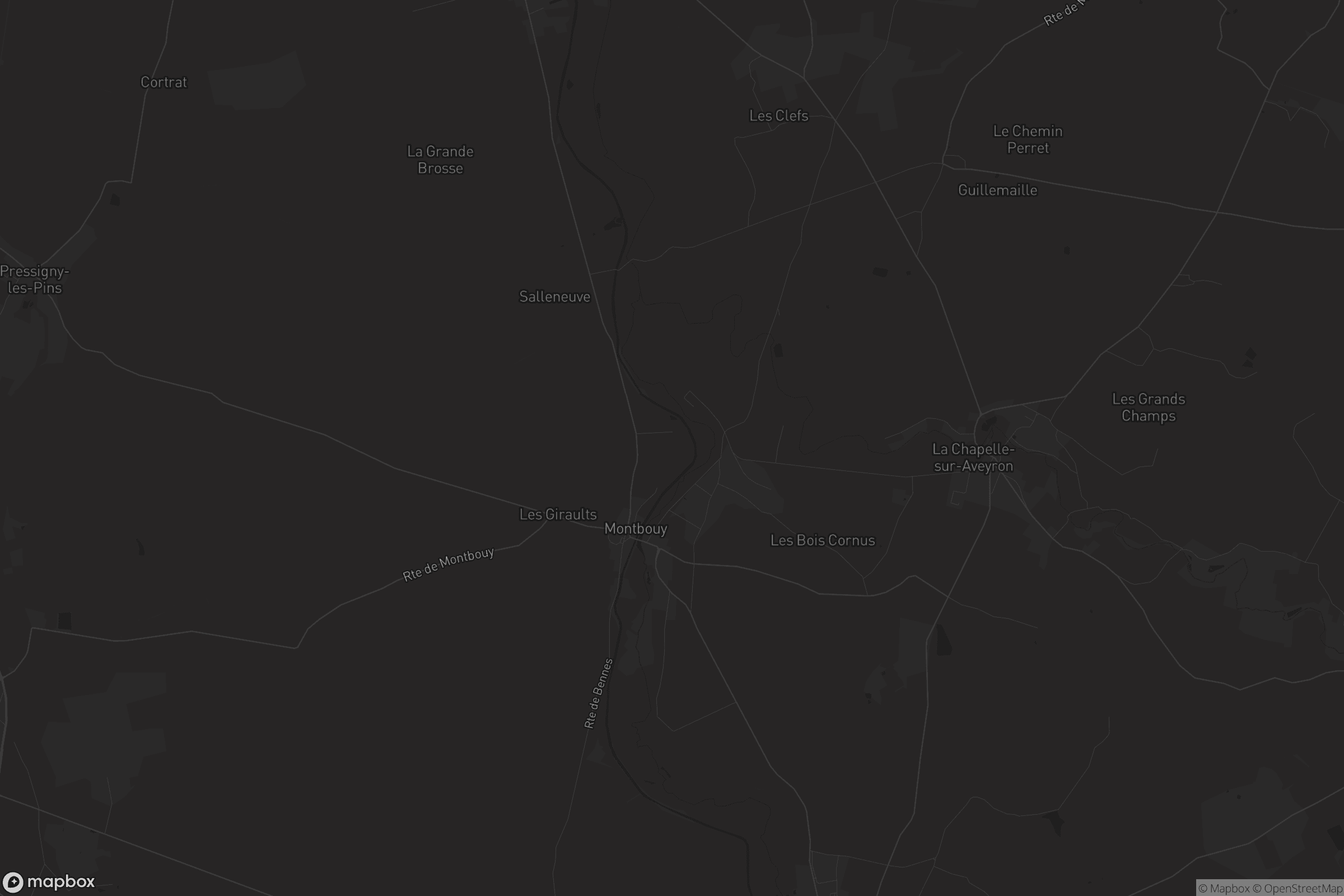 Carte de Montbouy