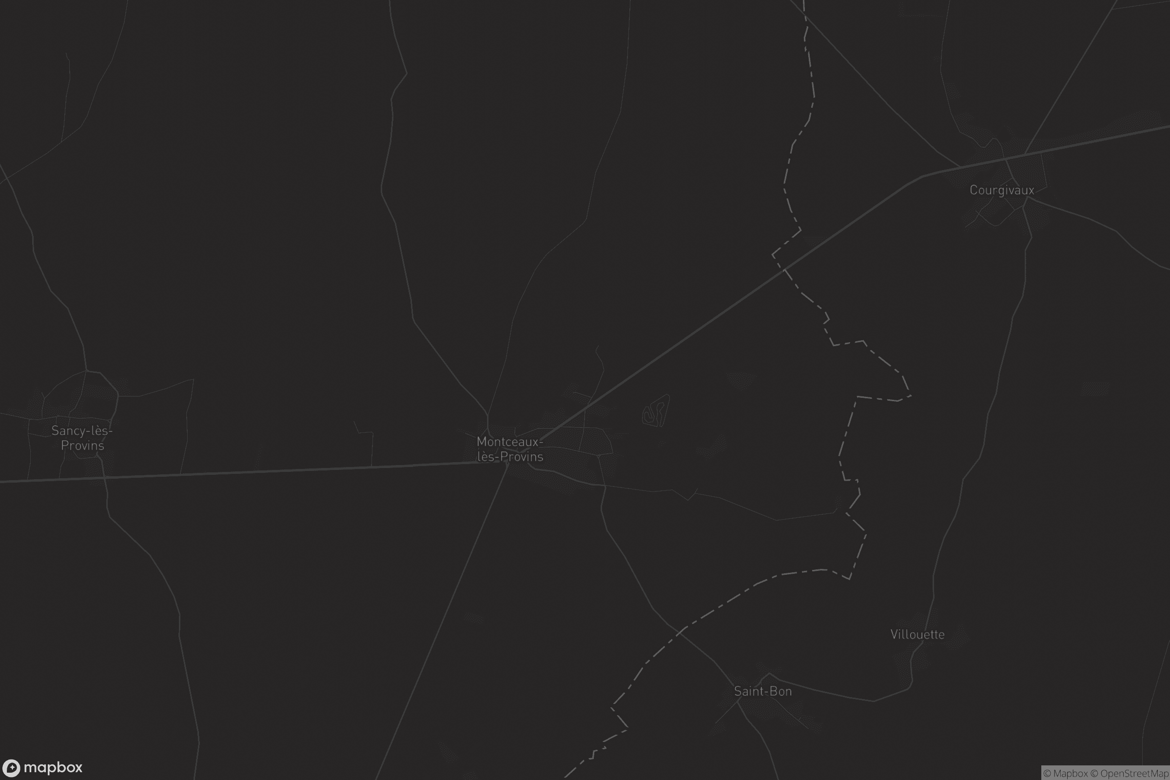 Carte de Montceaux-lès-Provins