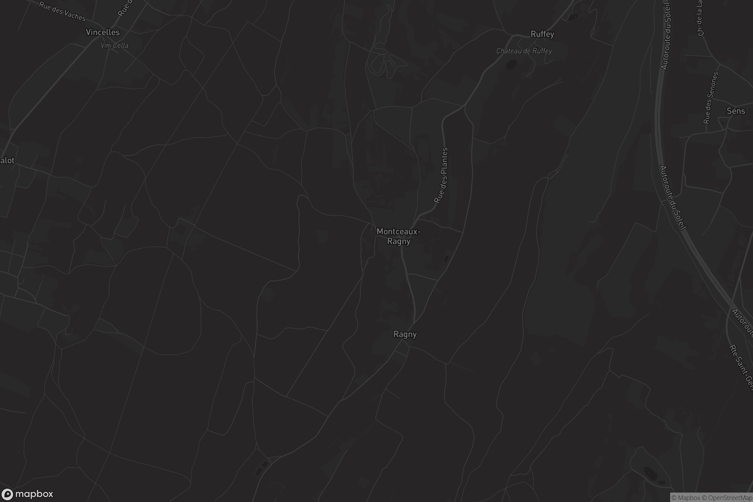 Carte de Montceaux-Ragny