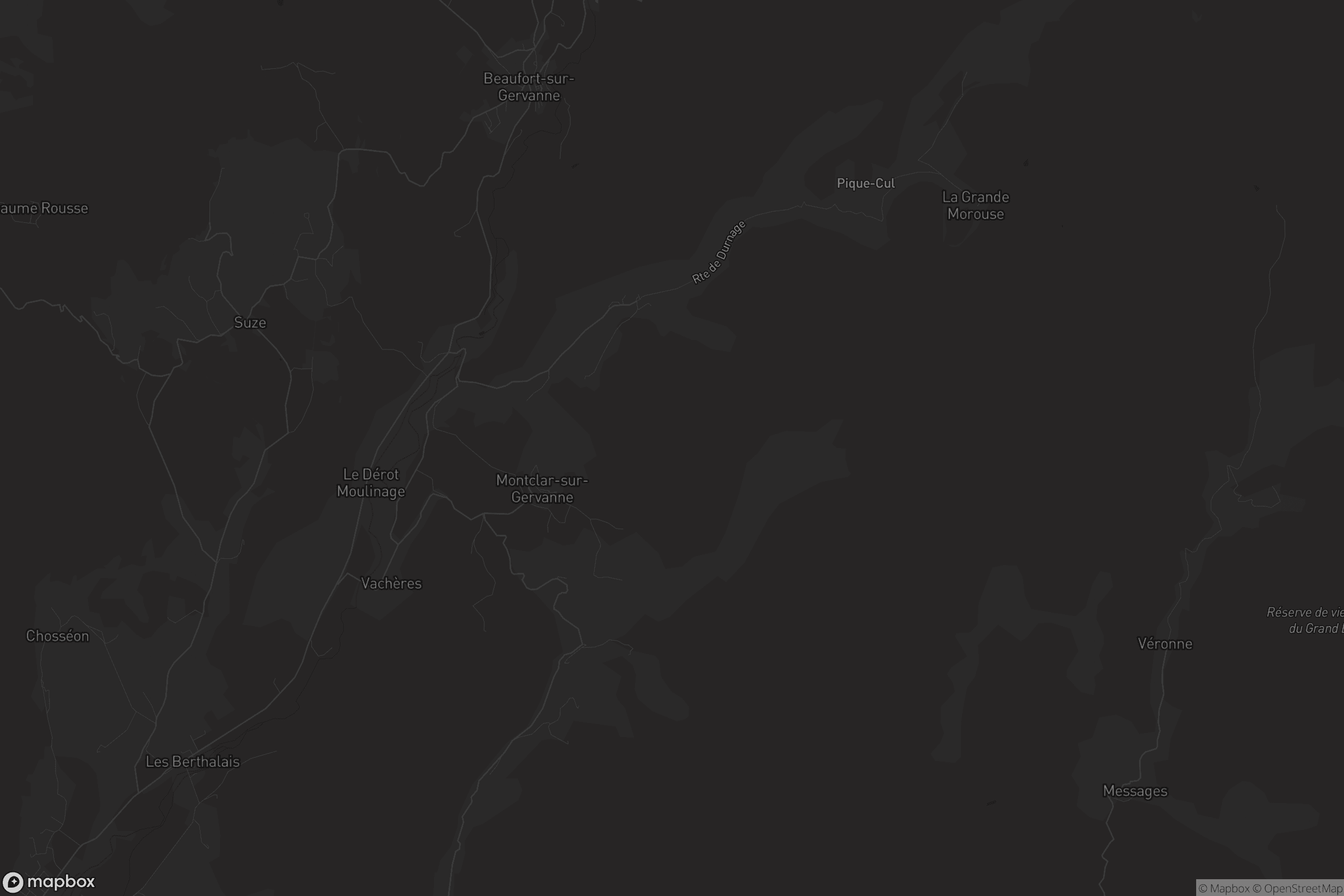 Carte de Montclar-sur-Gervanne