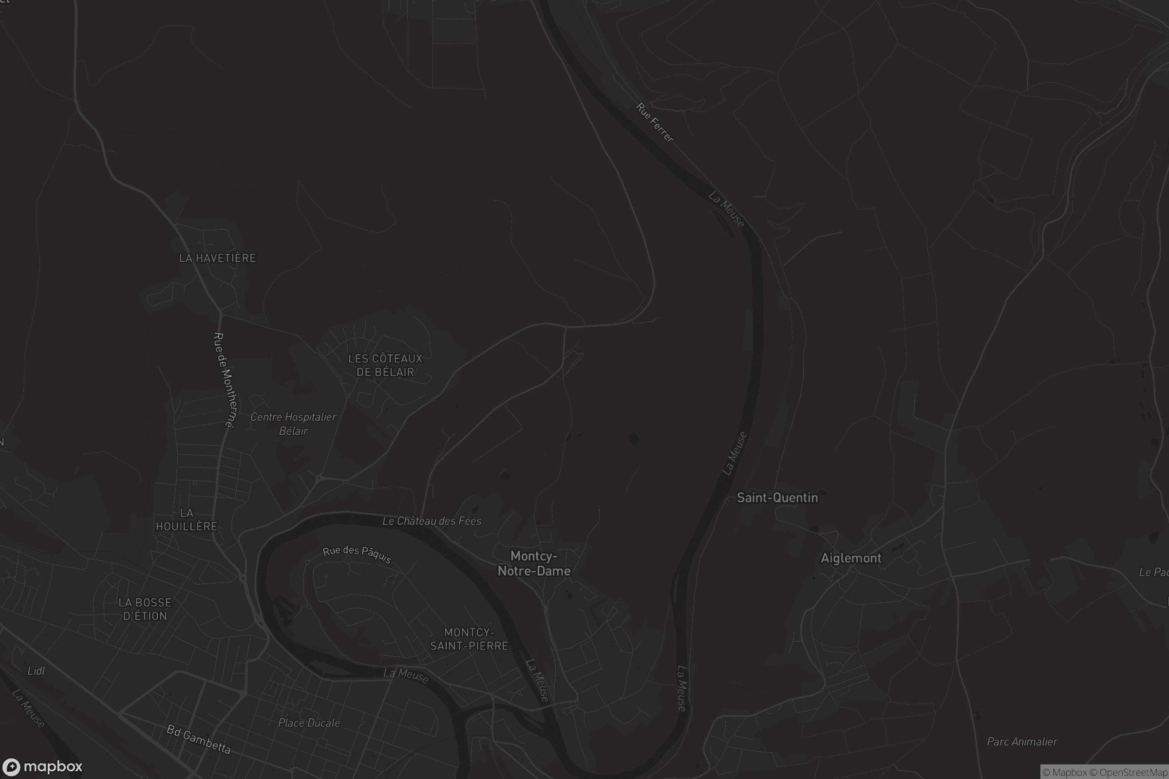 Carte de Montcy-Notre-Dame