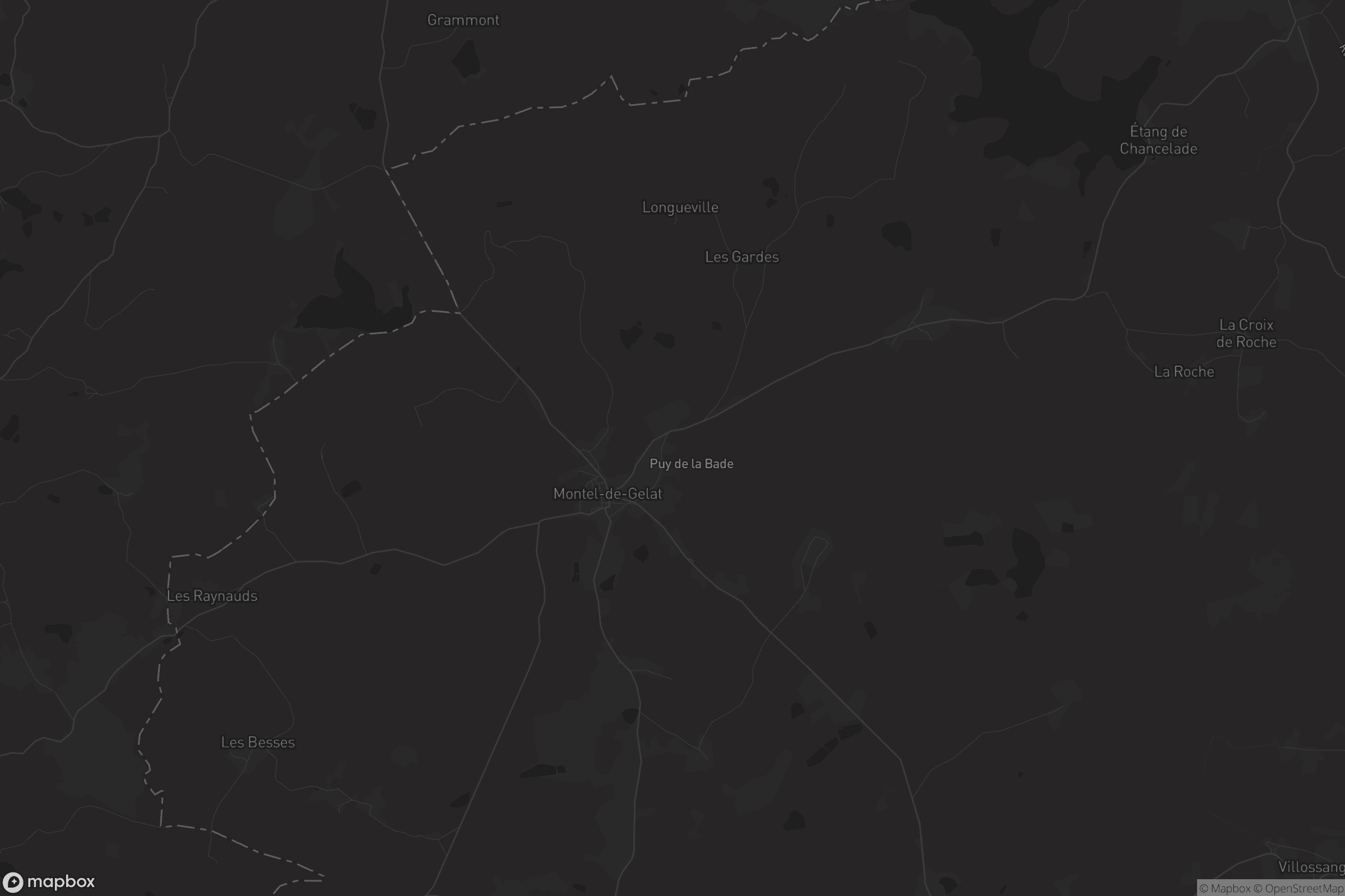 Carte de Montel-de-Gelat