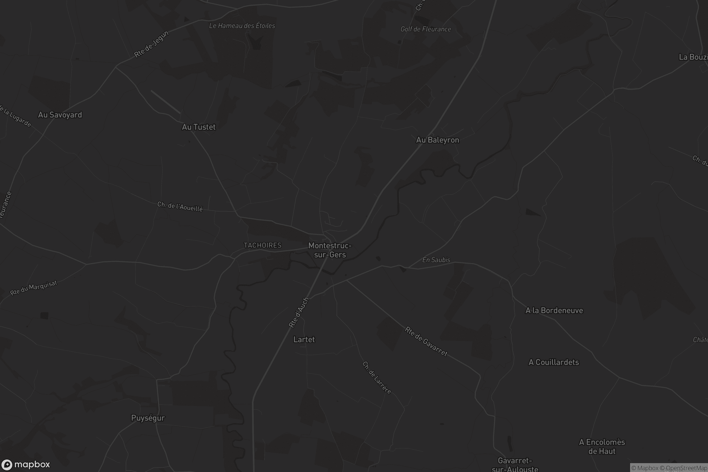 Carte de Montestruc-sur-Gers