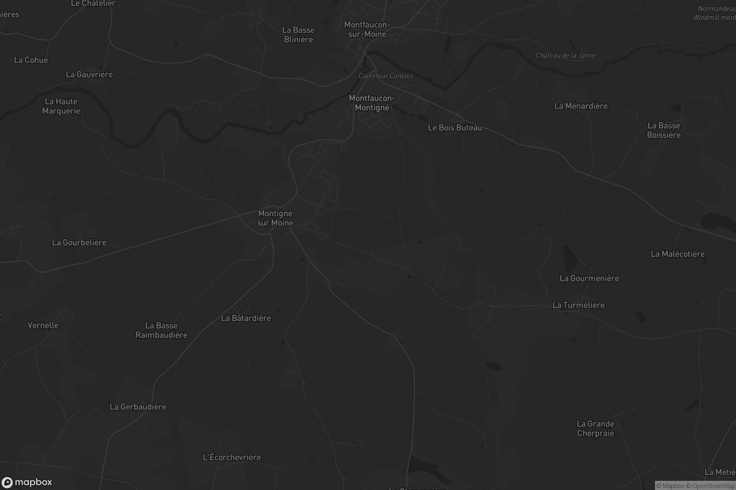 Carte de Montfaucon-Montigné