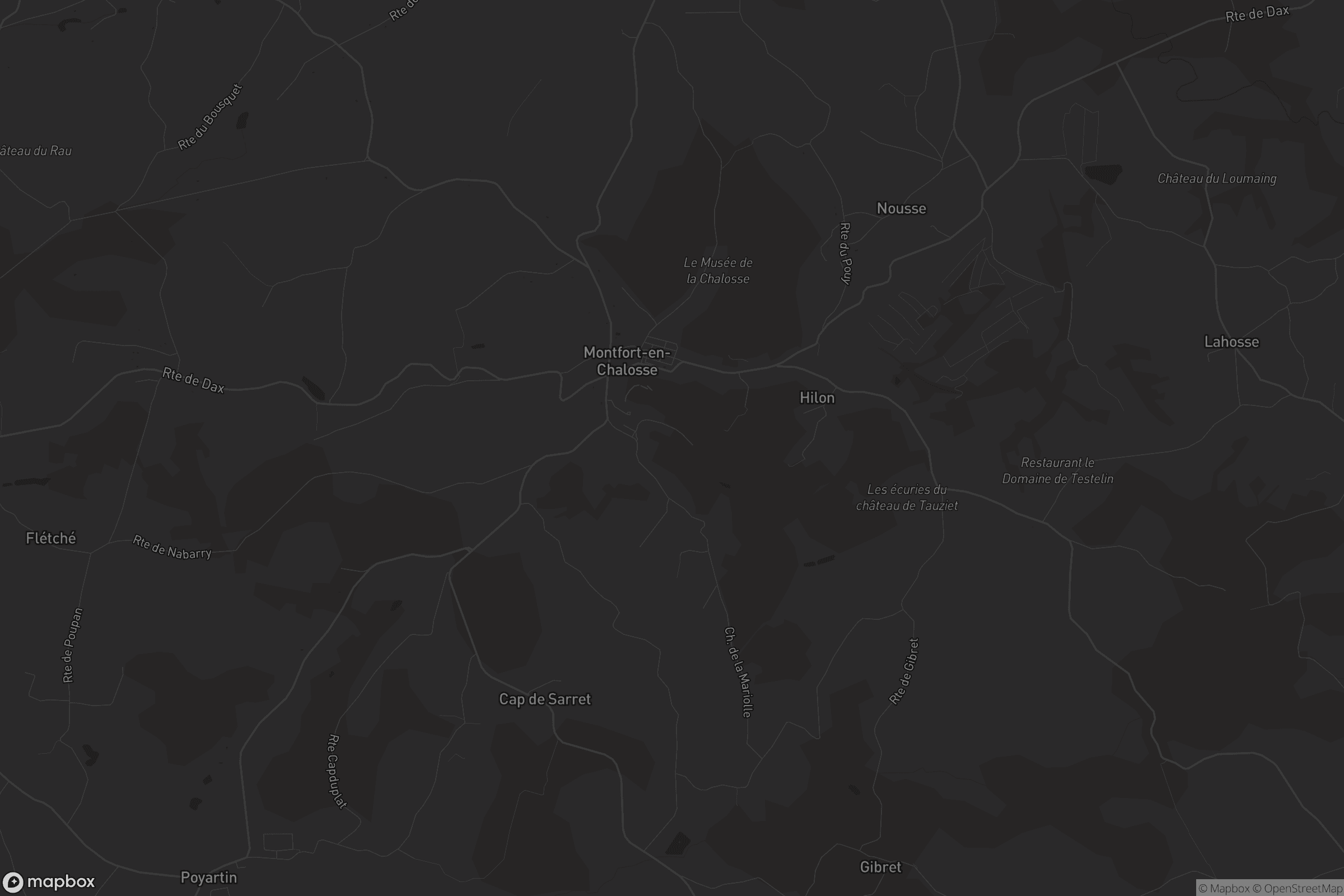 Carte de Montfort-en-Chalosse