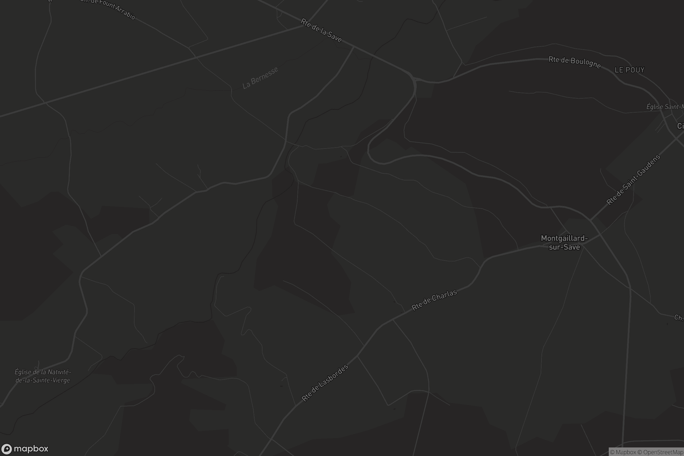 Carte de Montgaillard-sur-Save