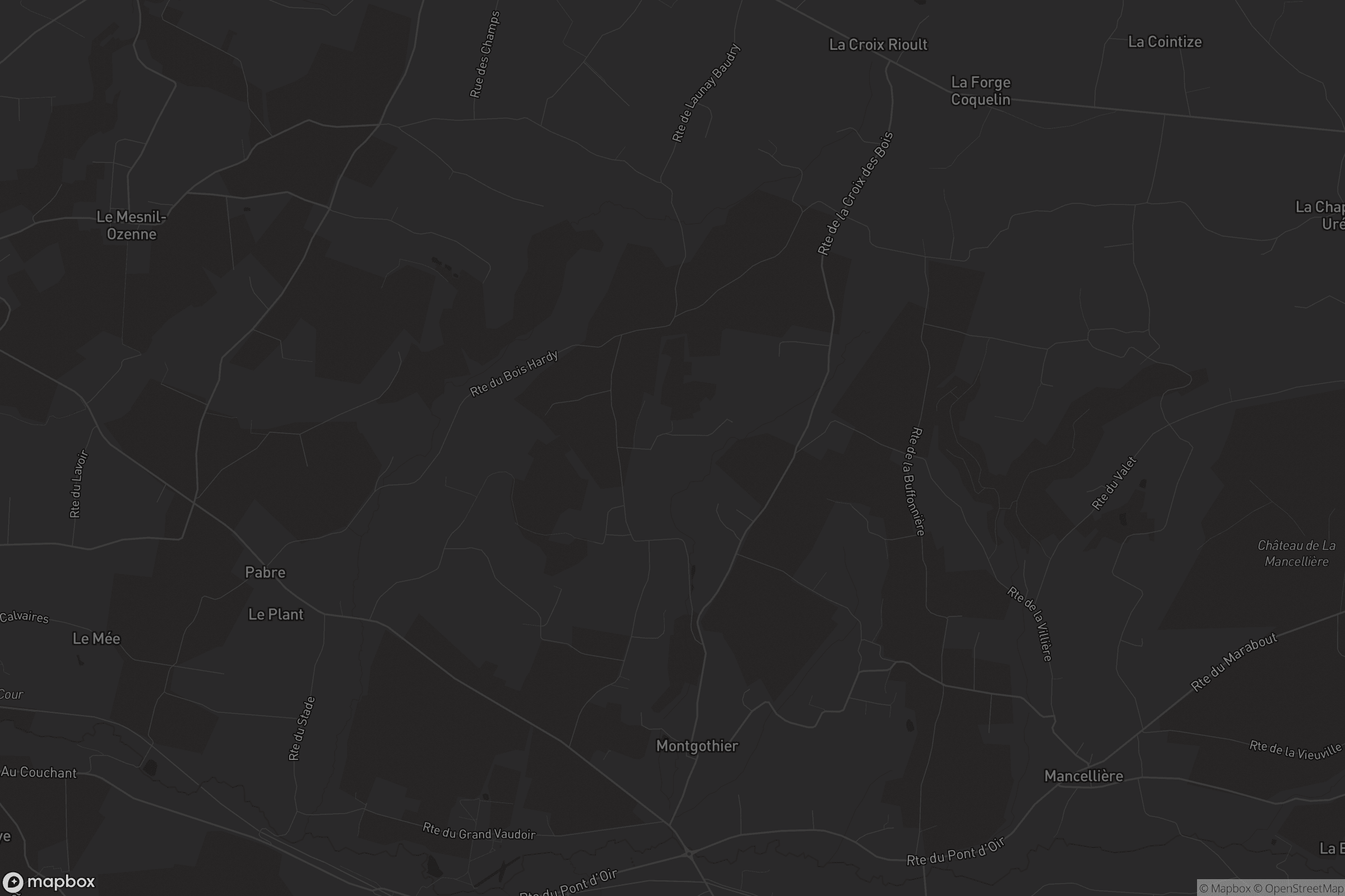 Carte de Montgothier