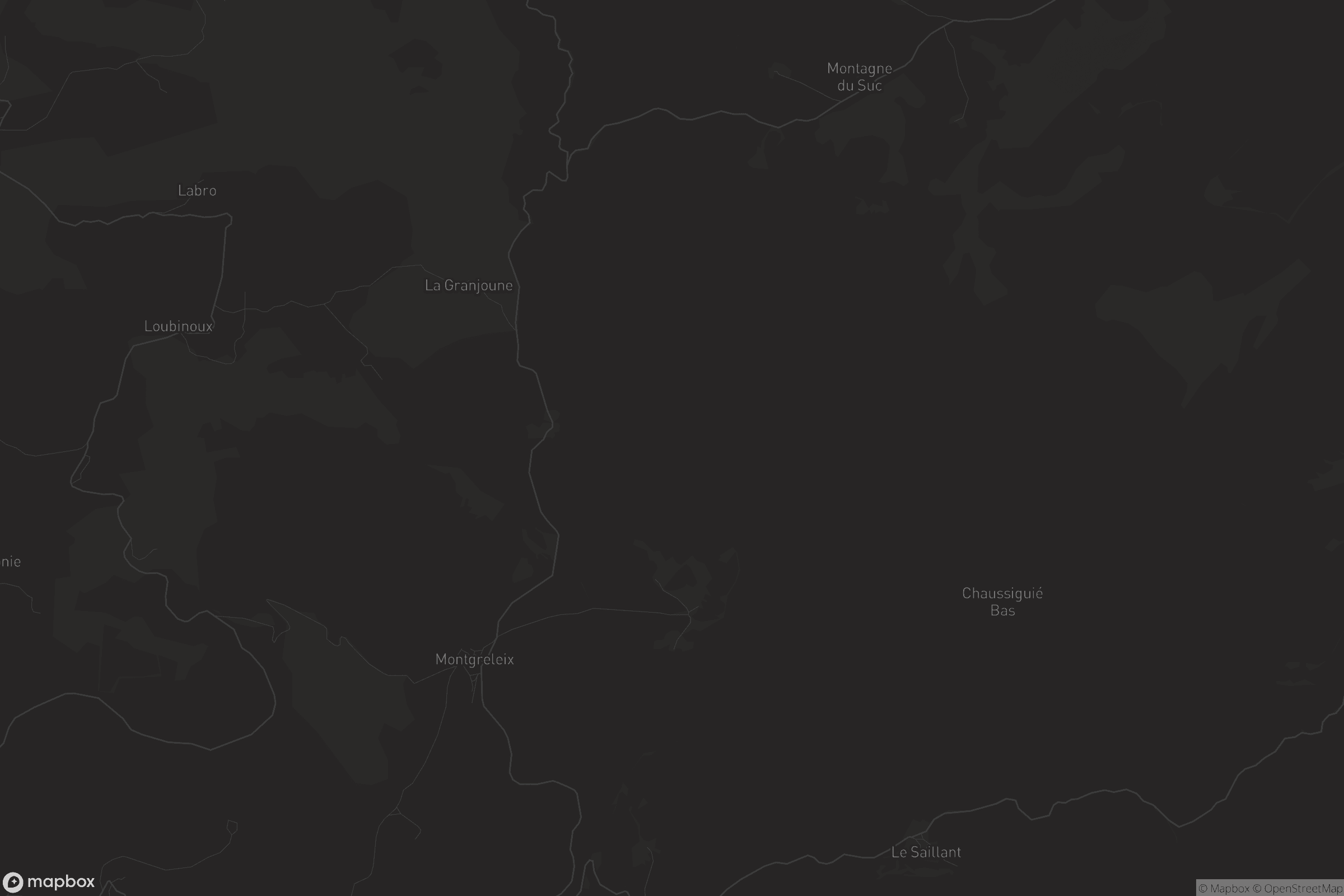 Carte de Montgreleix